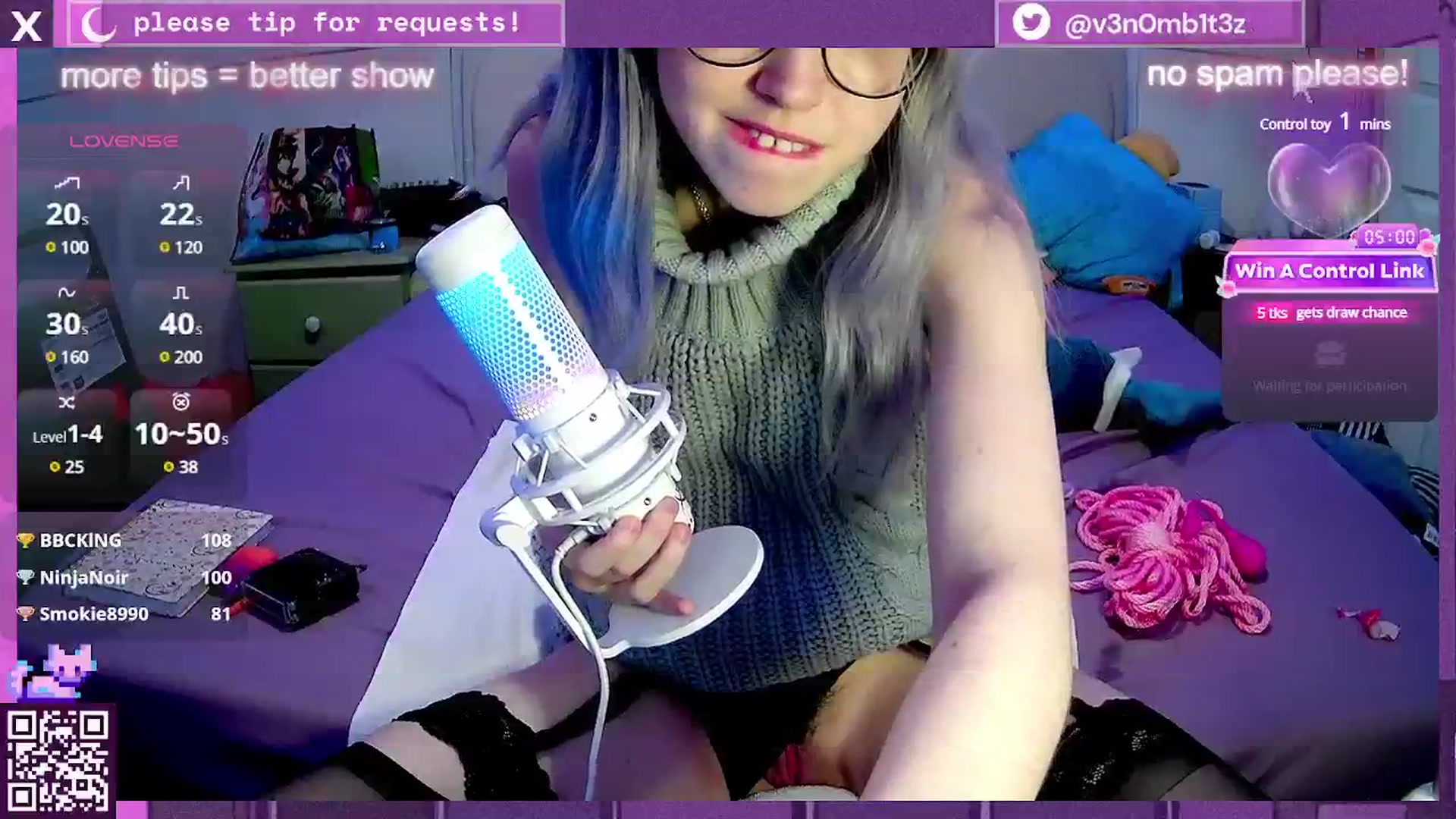Gallery image thumbnail from v3n0mb1t3z's myfreecams stream on, 01/19/2025, 10:48 image 2 of 20