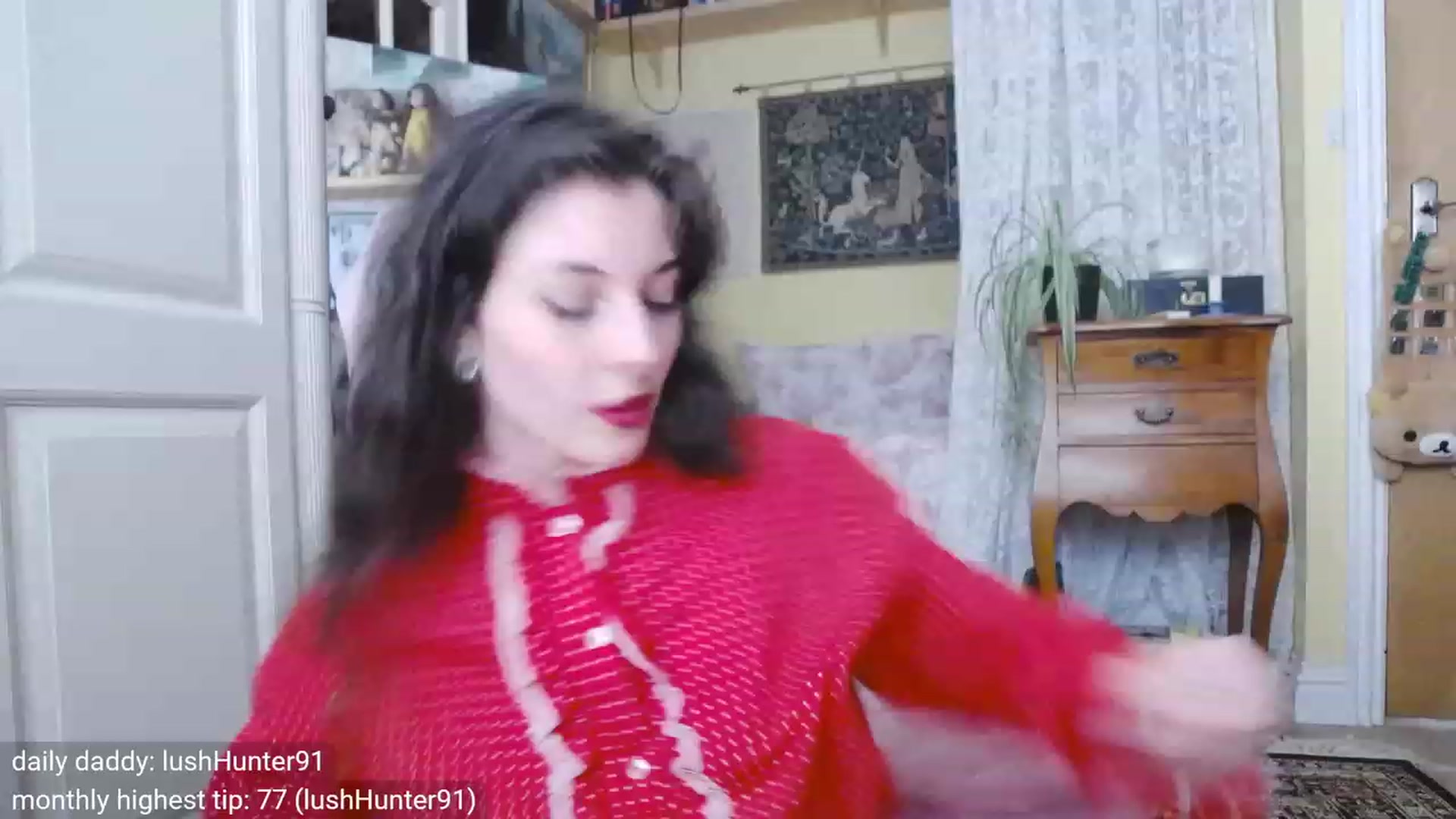 Gallery image thumbnail from viola__'s myfreecams stream on, 11/01/2023, 16:22 image 12 of 20