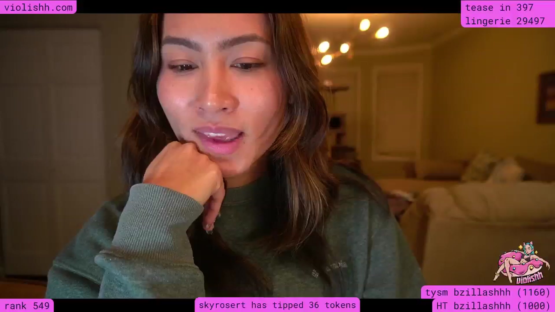 Gallery image thumbnail from violishh's myfreecams stream on, 02/19/2026, 05:00 image 10 of 20