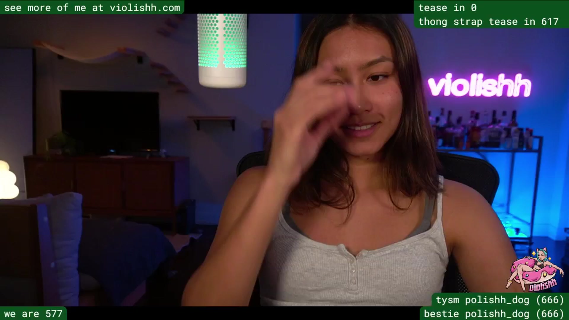 Gallery image thumbnail from violishh's myfreecams stream on, 03/25/2026, 02:51 image 9 of 20