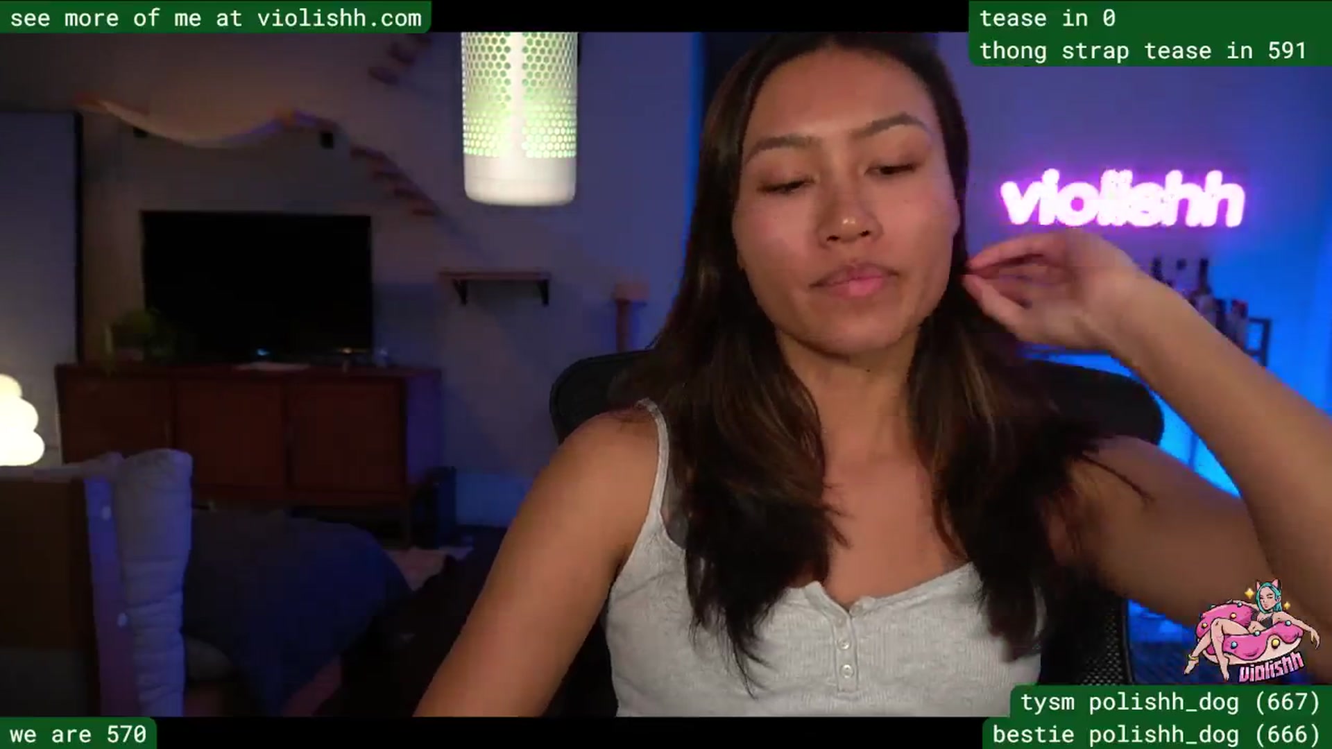 Gallery image thumbnail from violishh's myfreecams stream on, 03/25/2026, 02:51 image 17 of 20