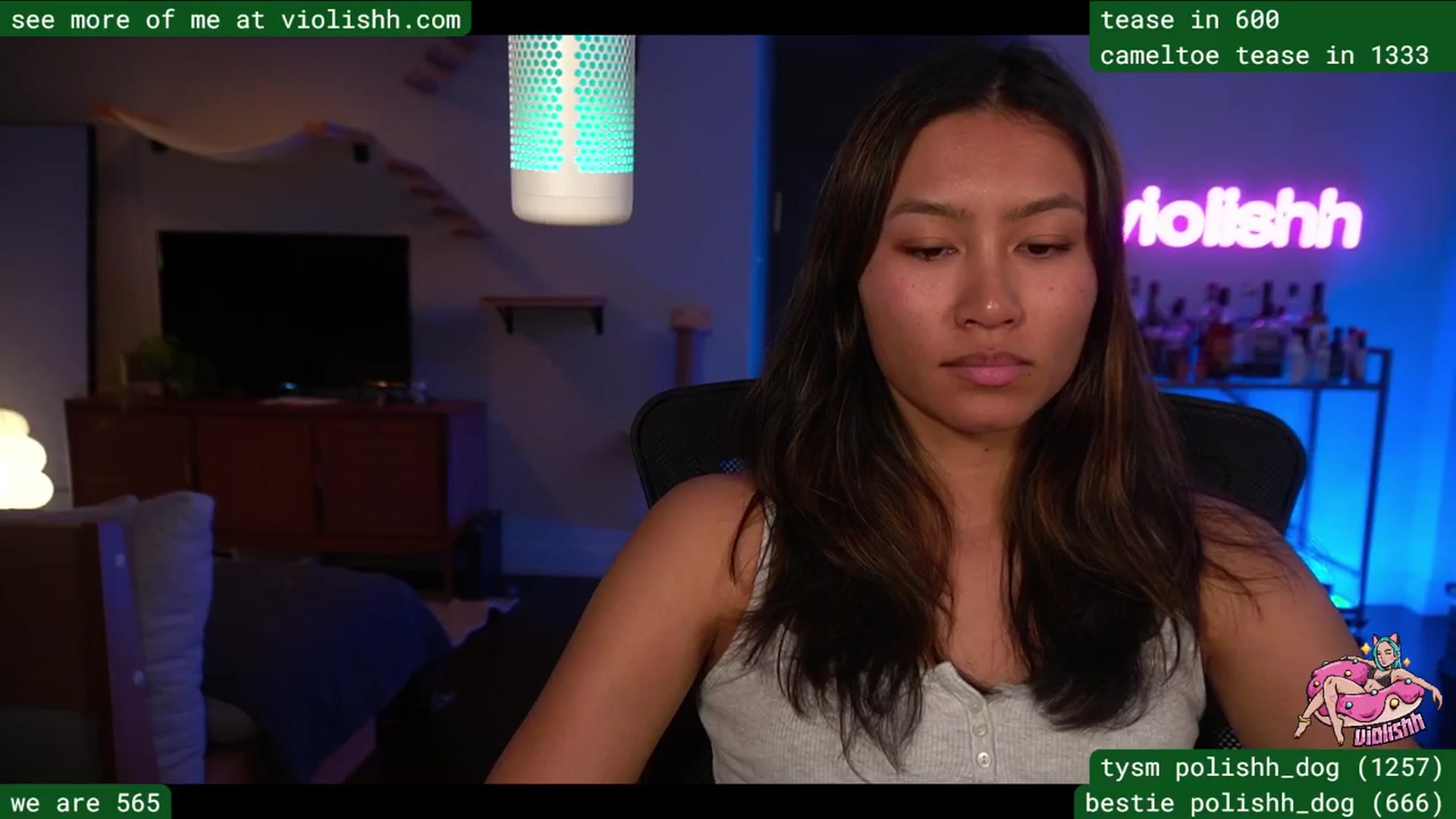 Gallery image thumbnail from violishh's myfreecams stream on, 03/25/2026, 05:30 image 13 of 20