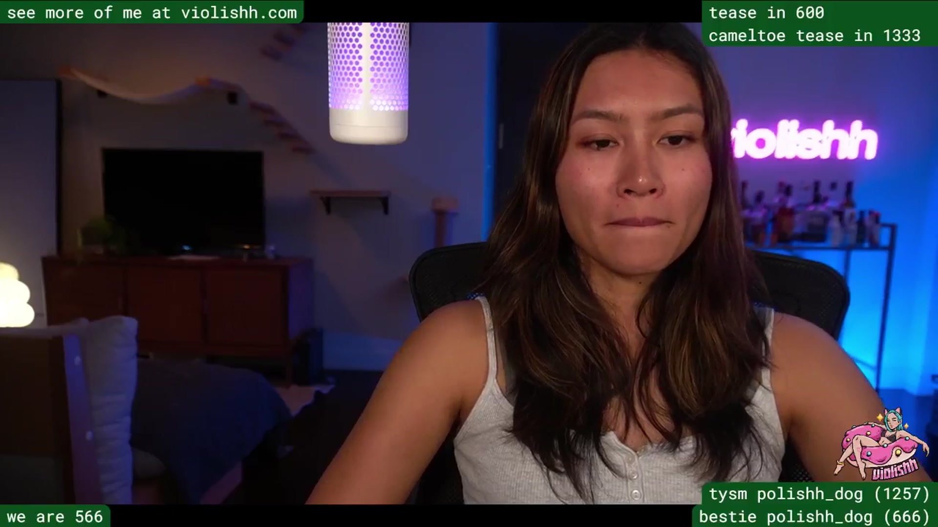 Gallery image thumbnail from violishh's myfreecams stream on, 03/25/2026, 05:30 image 17 of 20