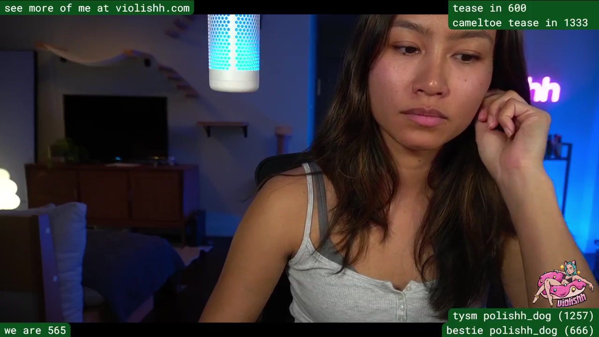 Gallery image thumbnail from violishh's myfreecams stream on, 03/25/2026, 05:30 image 11 of 20