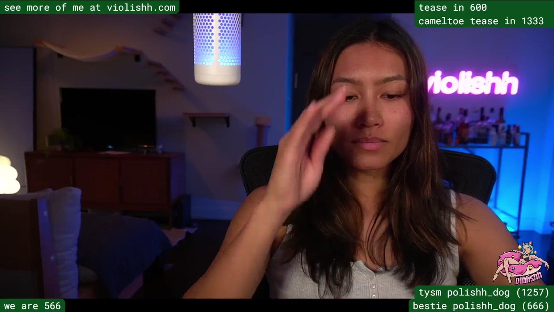 Gallery image thumbnail from violishh's myfreecams stream on, 03/25/2026, 05:30 image 14 of 20