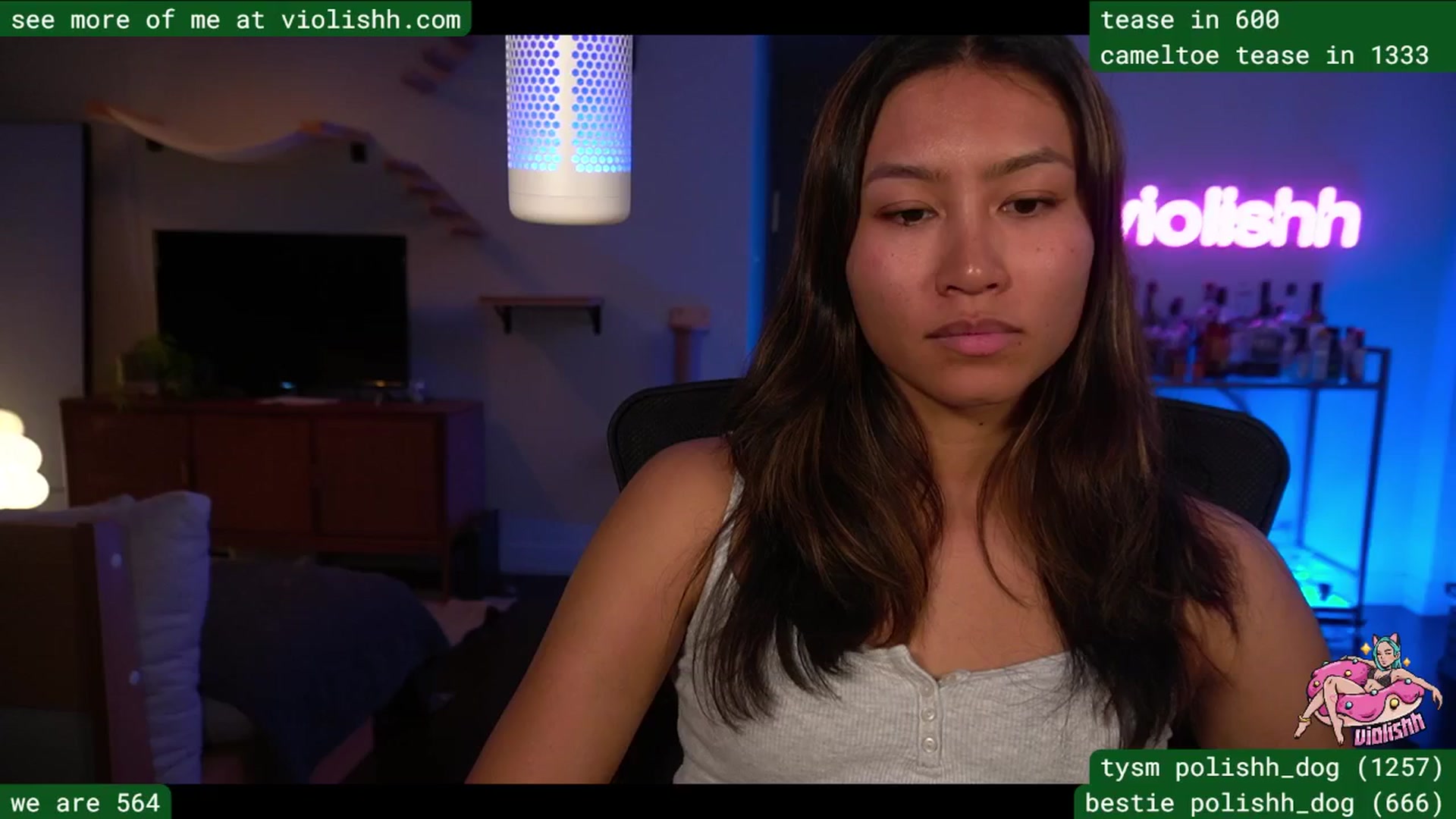 Gallery image thumbnail from violishh's myfreecams stream on, 03/25/2026, 05:30 image 1 of 20