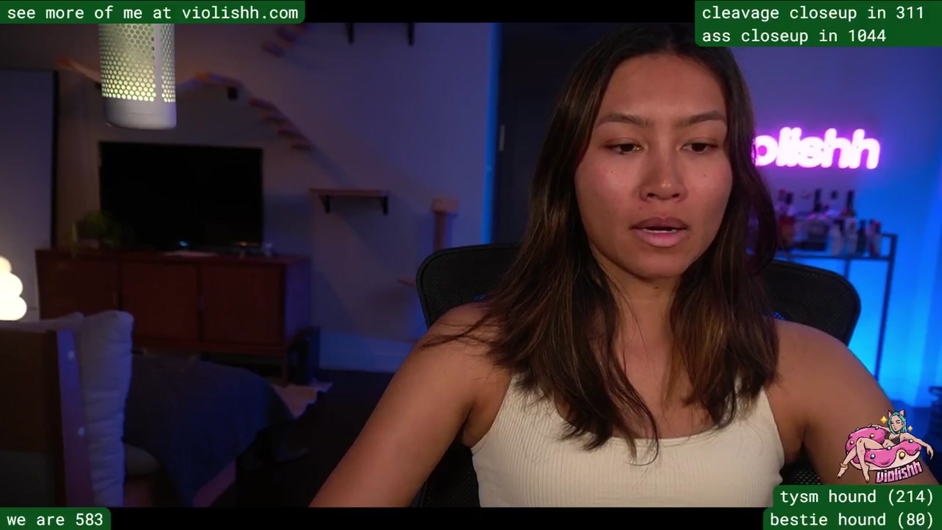 Gallery image thumbnail from violishh's myfreecams stream on, 03/26/2026, 01:15 image 17 of 20