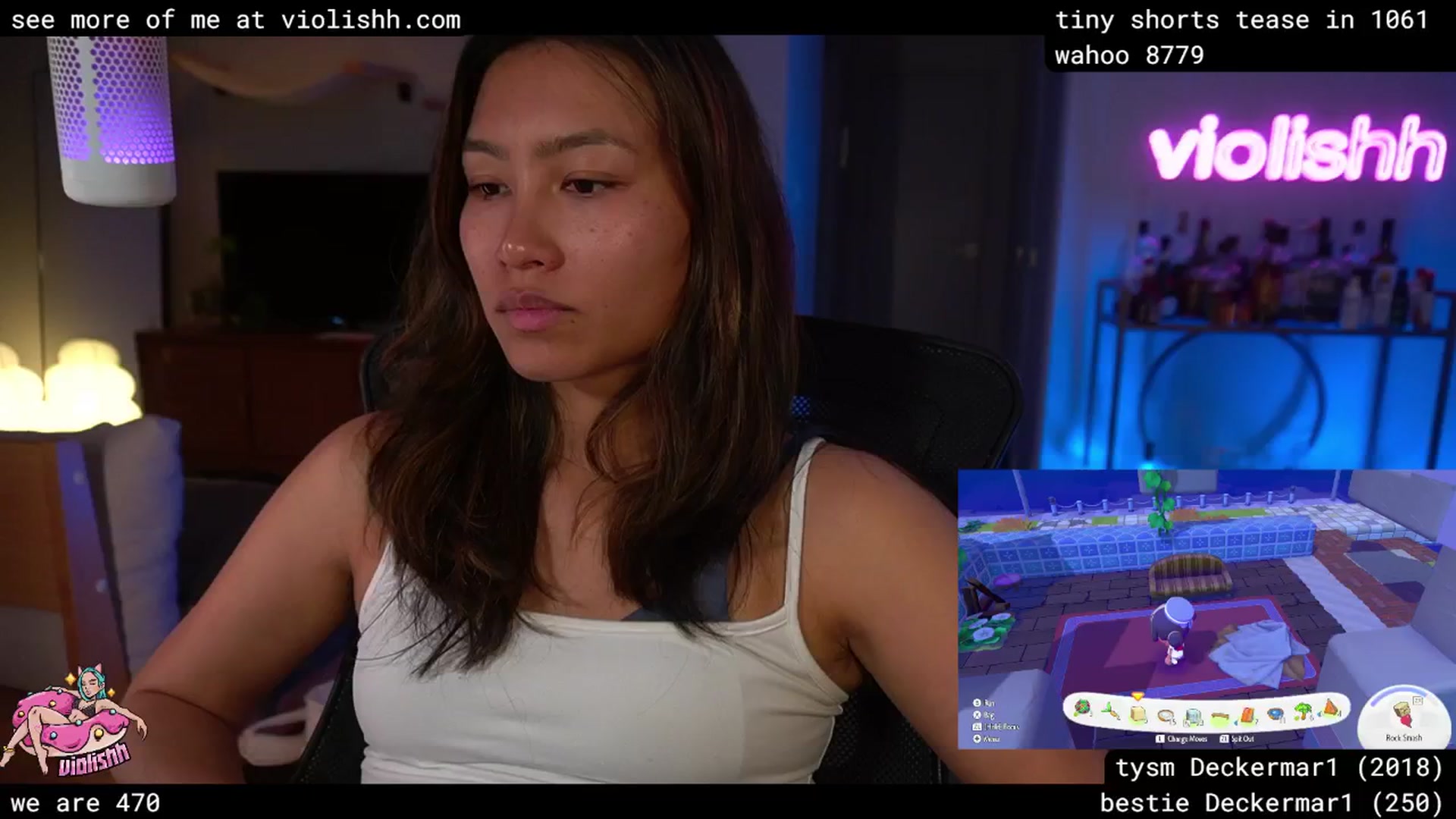 Gallery image thumbnail from violishh's myfreecams stream on, 03/31/2026, 04:59 image 7 of 20