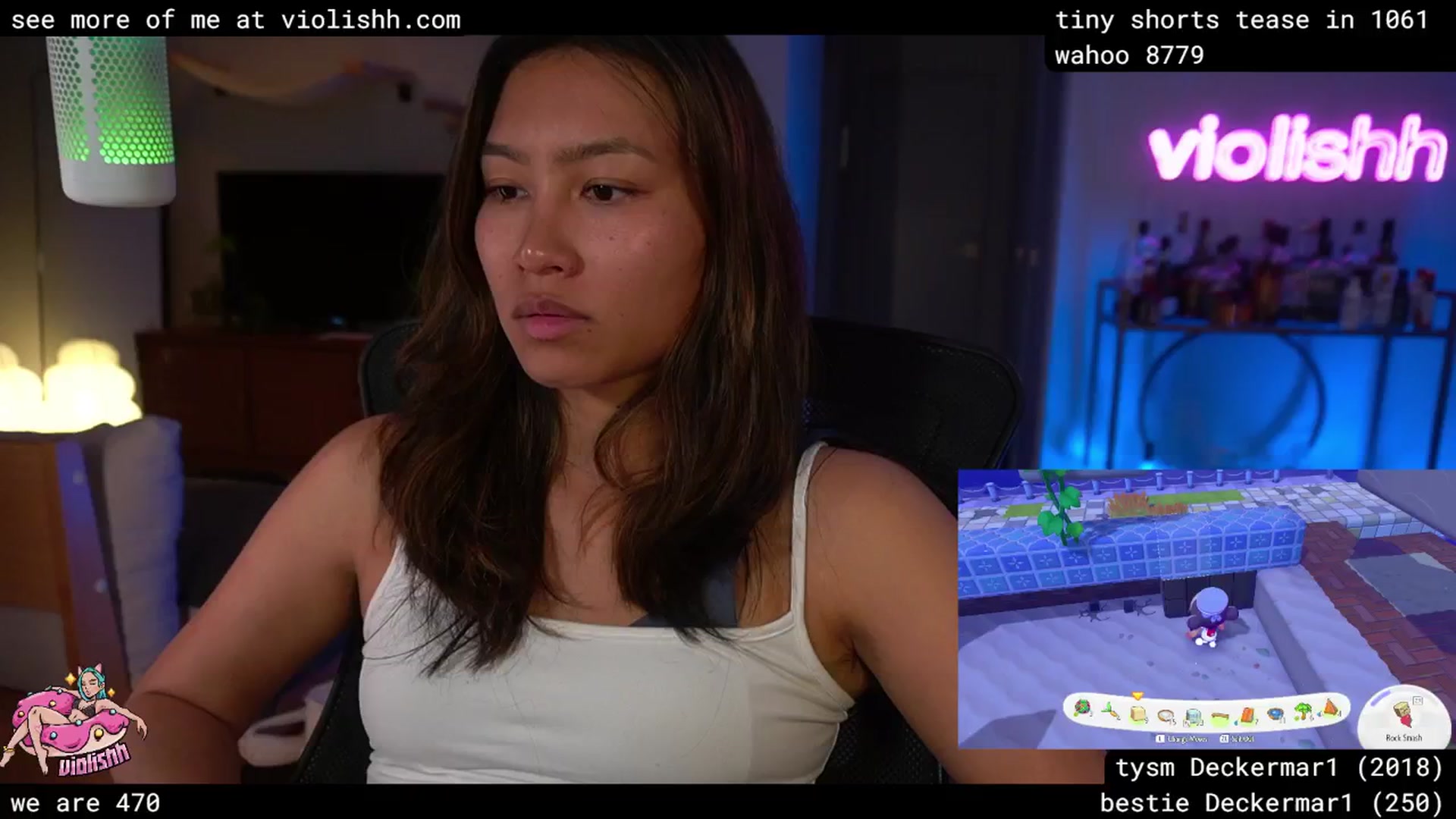 Gallery image thumbnail from violishh's myfreecams stream on, 03/31/2026, 04:59 image 9 of 20