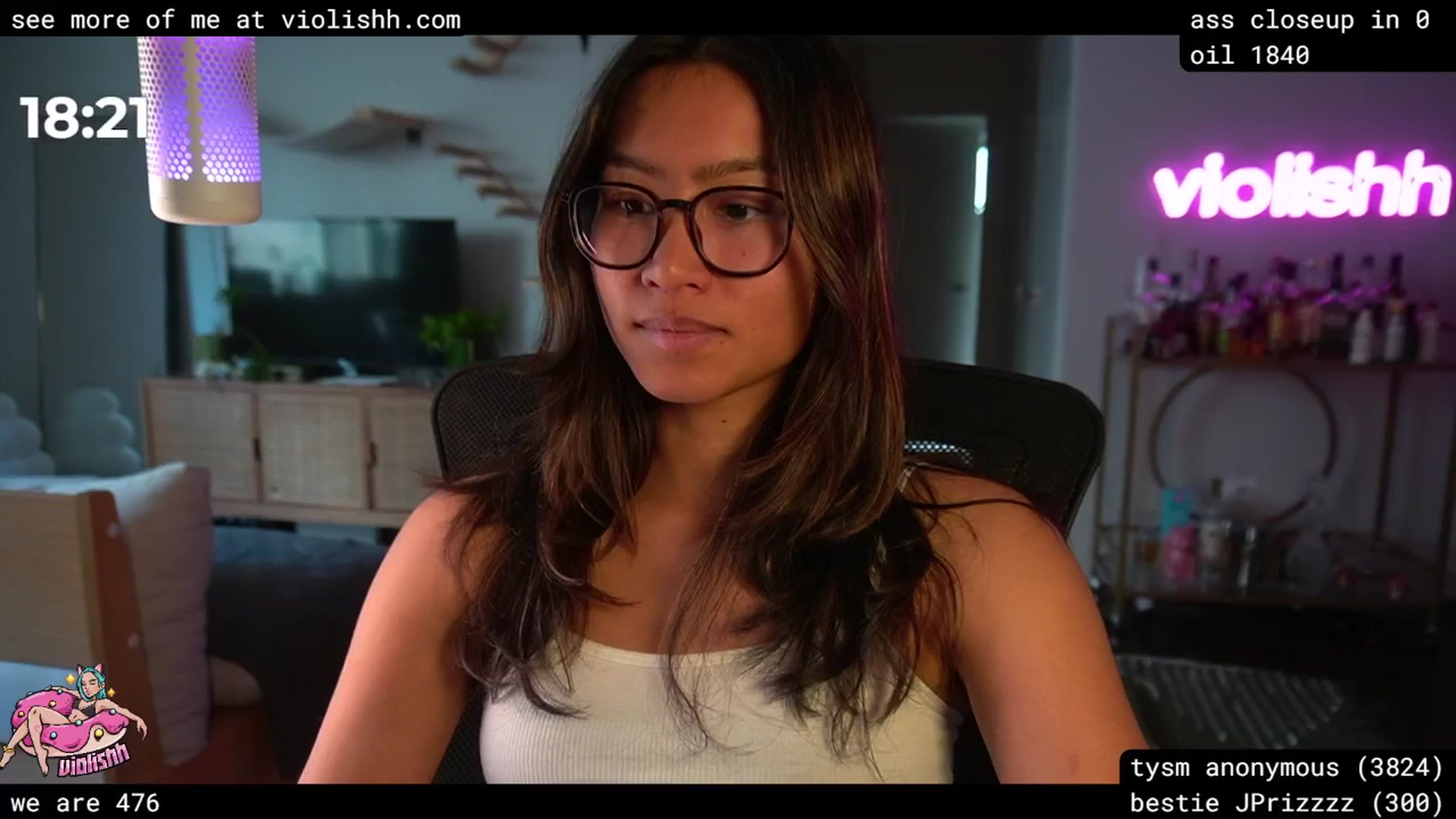 Gallery image thumbnail from violishh's myfreecams stream on, 04/06/2026, 21:44 image 17 of 20
