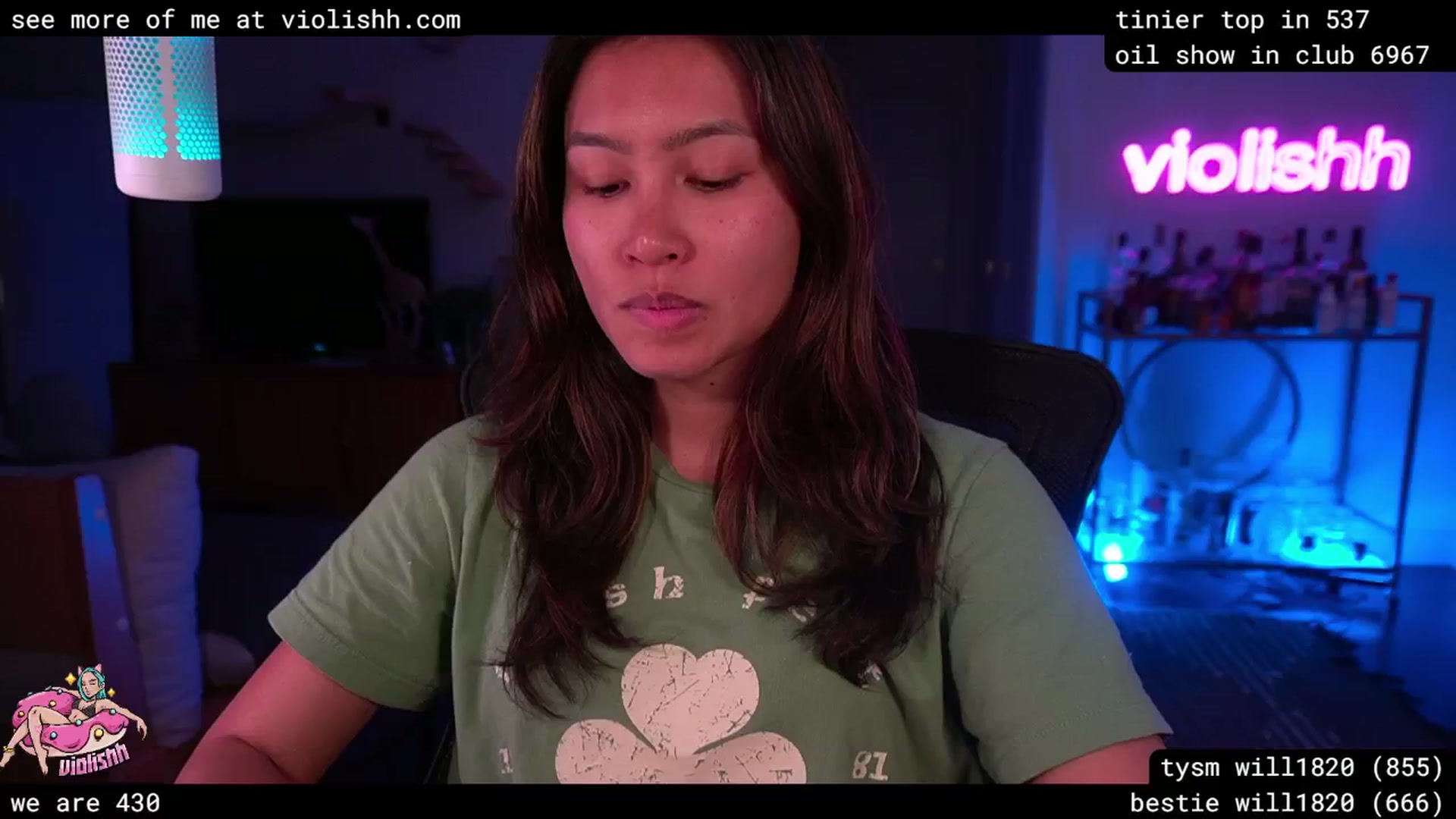 Gallery image thumbnail from violishh's myfreecams stream on, 04/16/2026, 01:21 image 20 of 20