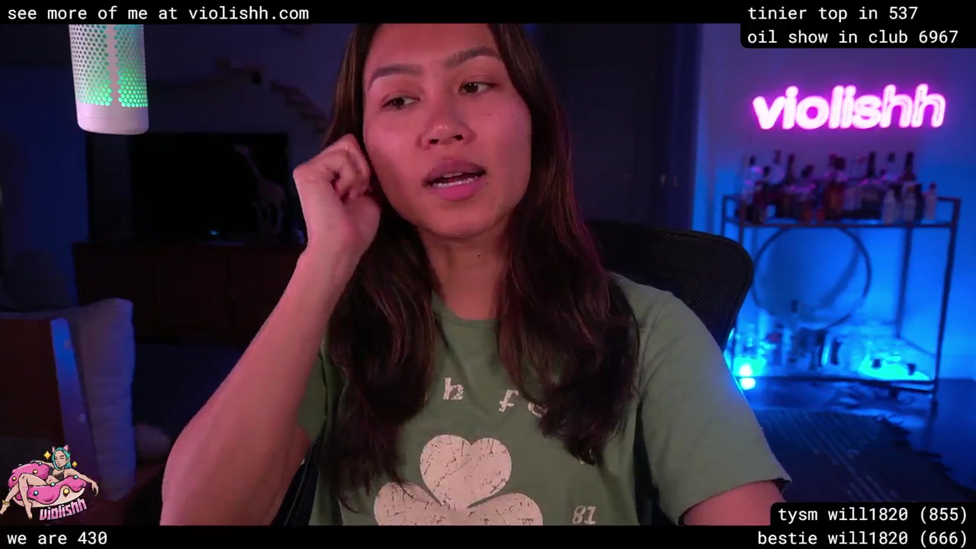 Gallery image thumbnail from violishh's myfreecams stream on, 04/16/2026, 01:21 image 19 of 20