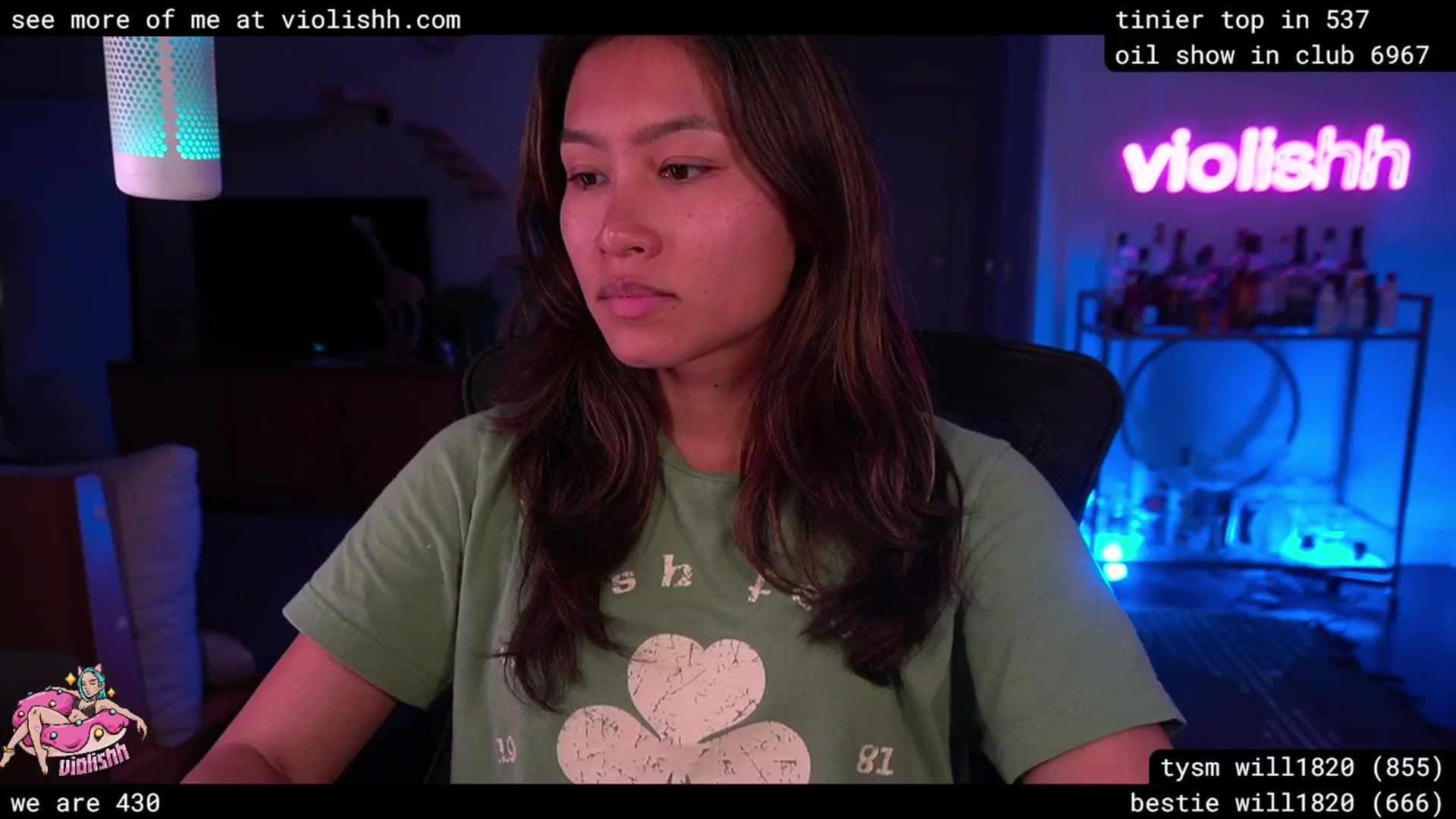 Gallery image thumbnail from violishh's myfreecams stream on, 04/16/2026, 02:40 image 12 of 20