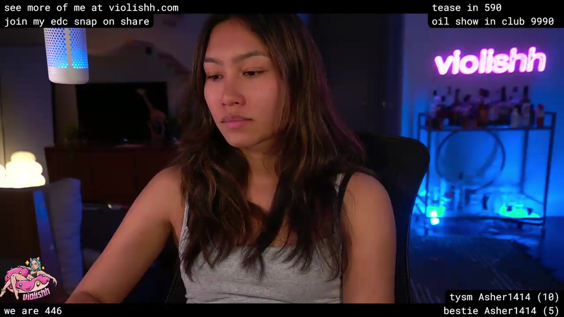 Gallery image thumbnail from violishh's myfreecams stream on, 04/17/2026, 05:08 image 2 of 20