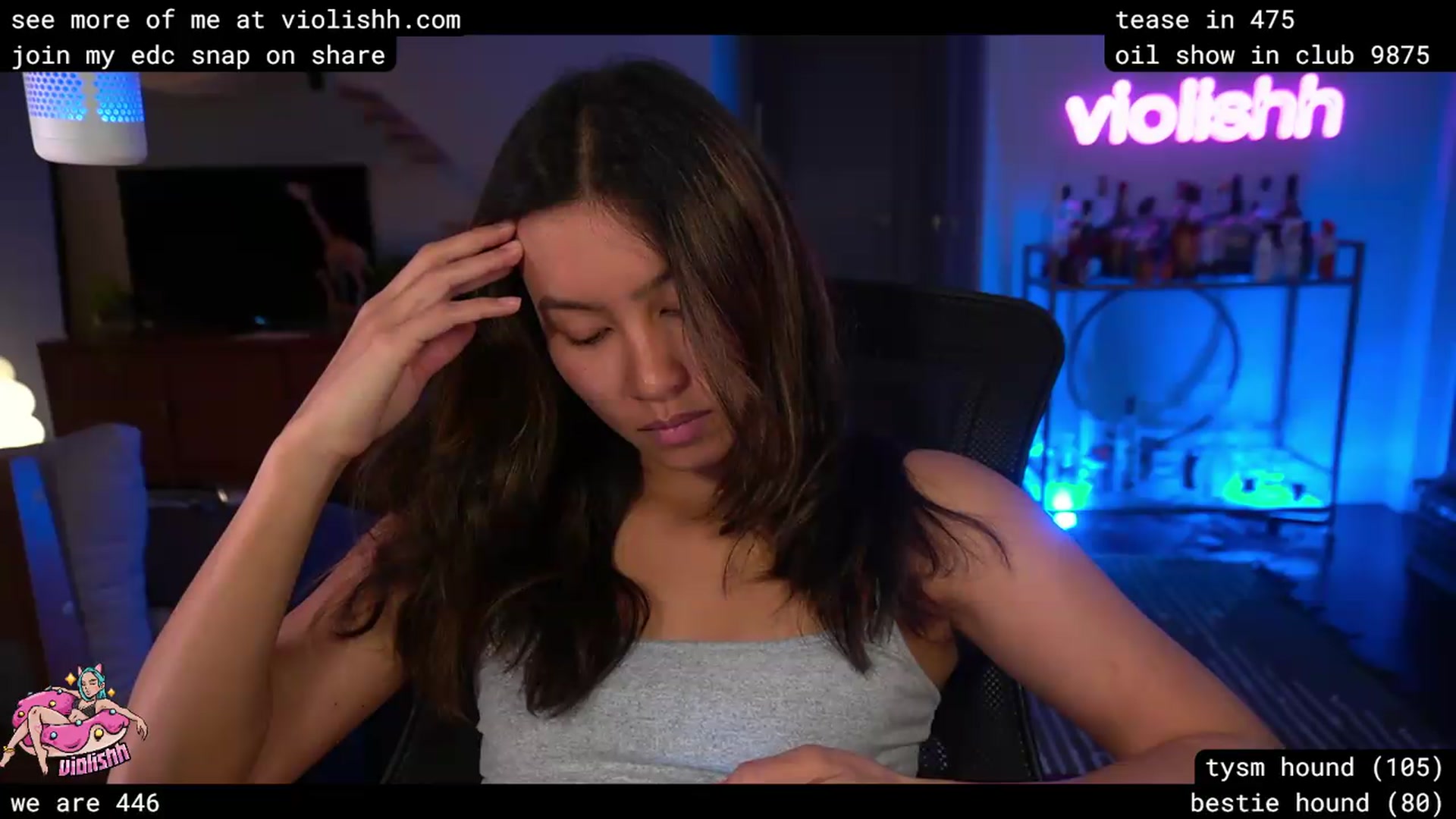 Gallery image thumbnail from violishh's myfreecams stream on, 04/17/2026, 05:08 image 9 of 20