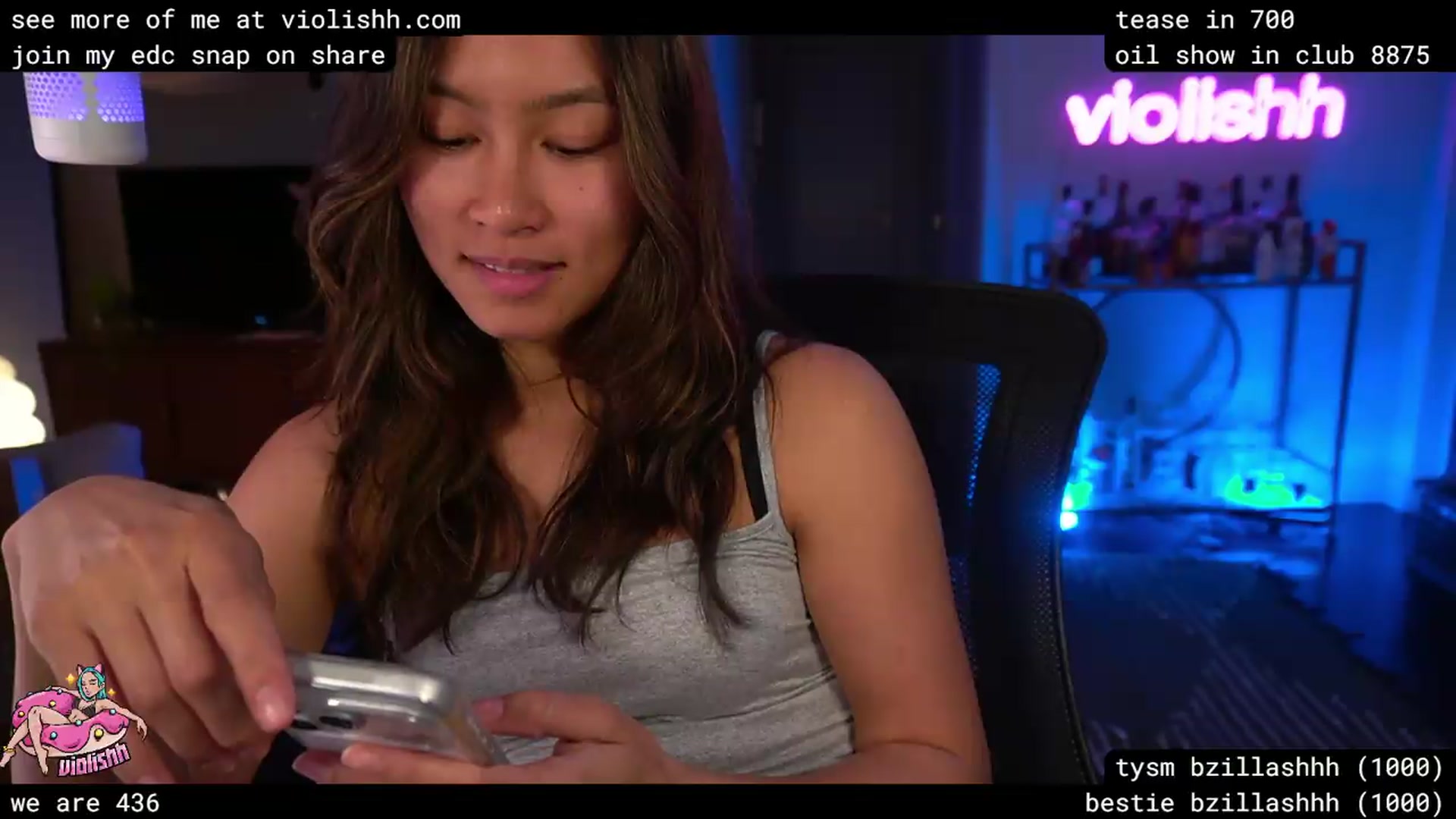 Gallery image thumbnail from violishh's myfreecams stream on, 04/17/2026, 05:08 image 11 of 20