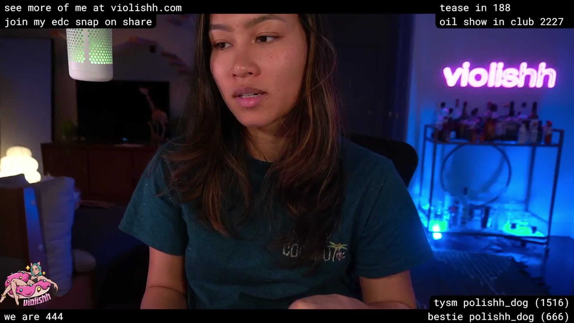 Gallery image thumbnail from violishh's myfreecams stream on, 04/19/2026, 04:48 image 20 of 20