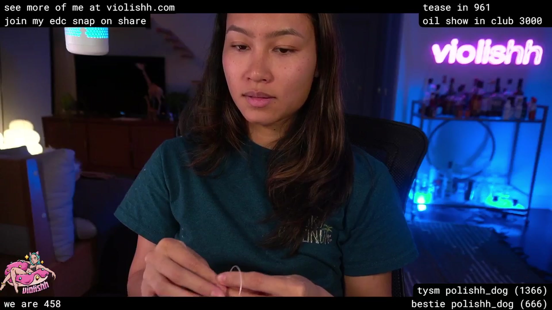 Gallery image thumbnail from violishh's myfreecams stream on, 04/19/2026, 04:48 image 8 of 20