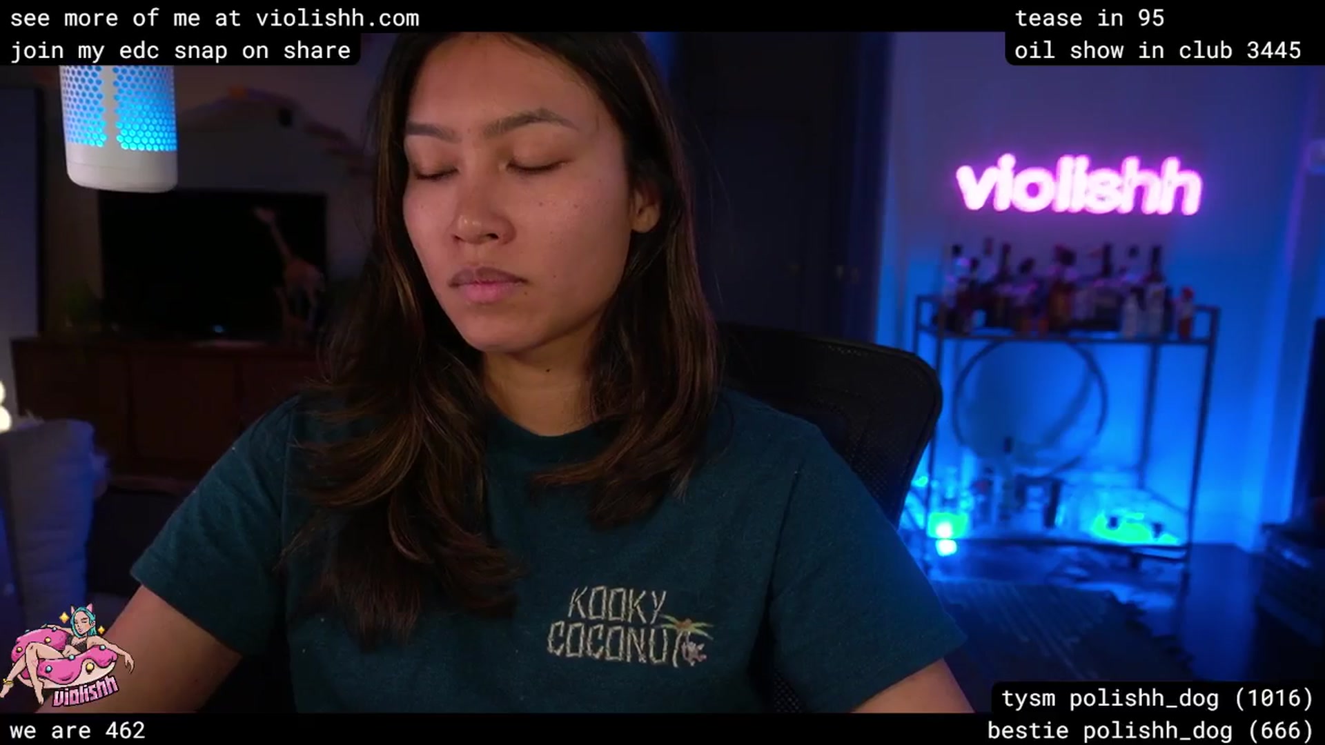 Gallery image thumbnail from violishh's myfreecams stream on, 04/19/2026, 04:48 image 3 of 20