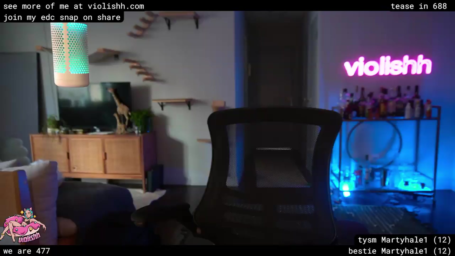 Gallery image thumbnail from violishh's myfreecams stream on, 04/19/2026, 23:38 image 2 of 20