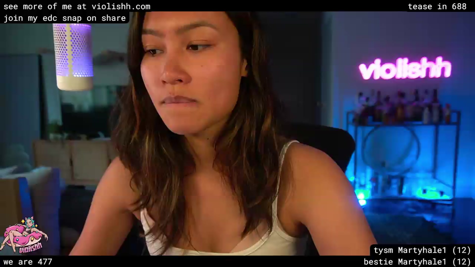 Gallery image thumbnail from violishh's myfreecams stream on, 04/19/2026, 23:38 image 3 of 20
