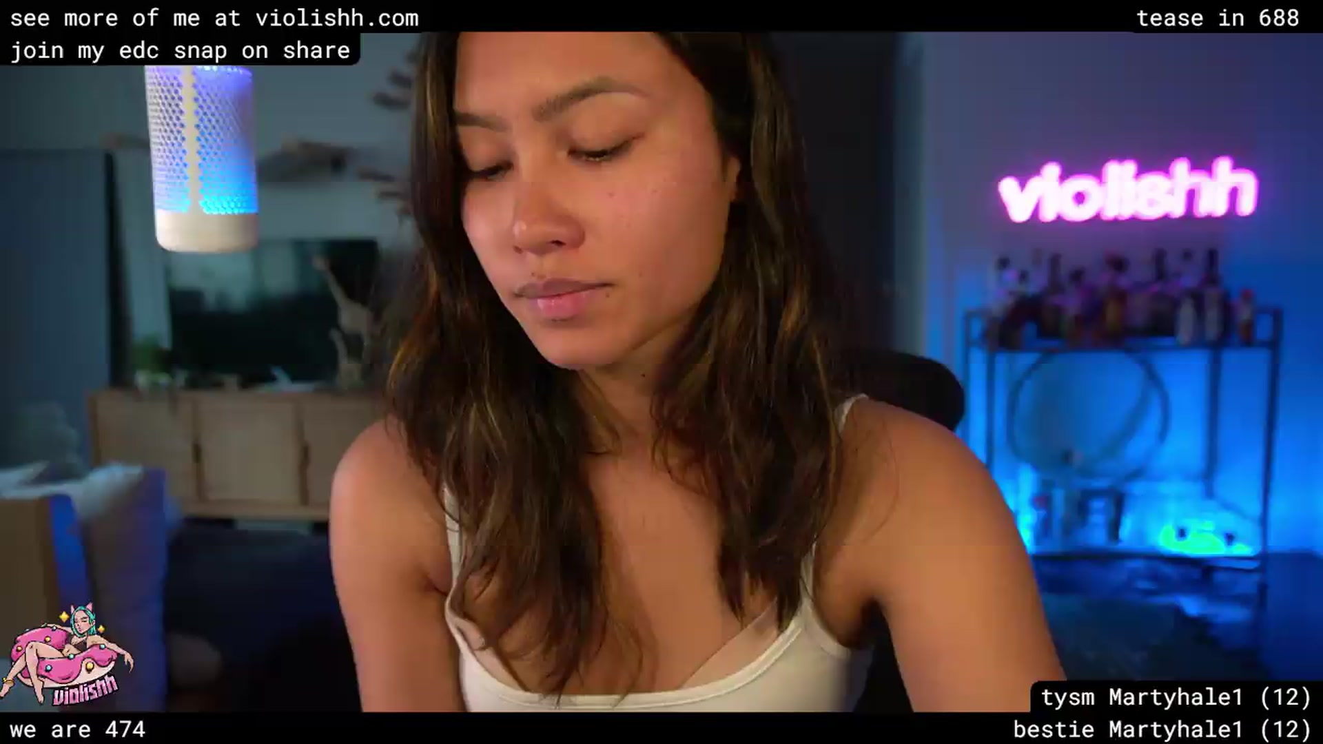 Gallery image thumbnail from violishh's myfreecams stream on, 04/19/2026, 23:38 image 5 of 20