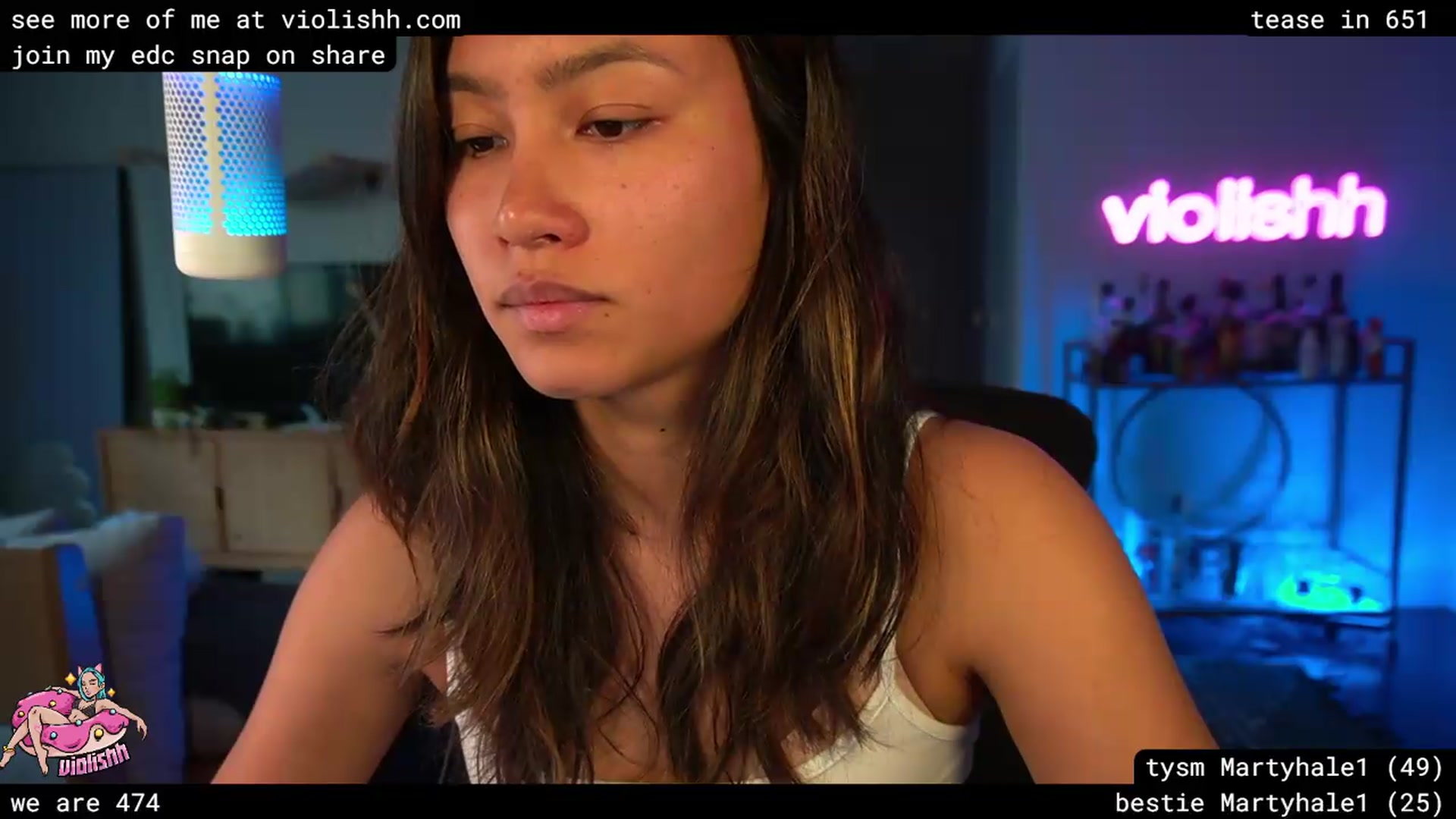 Gallery image thumbnail from violishh's myfreecams stream on, 04/19/2026, 23:38 image 16 of 20