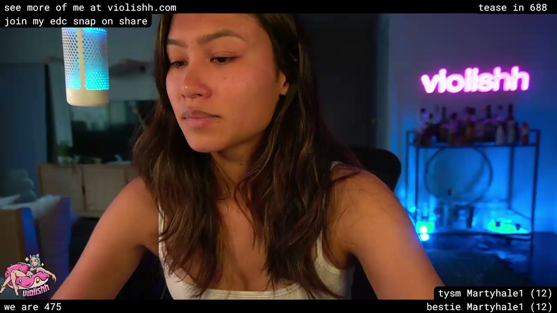 Gallery image thumbnail from violishh's myfreecams stream on, 04/19/2026, 23:38 image 7 of 20