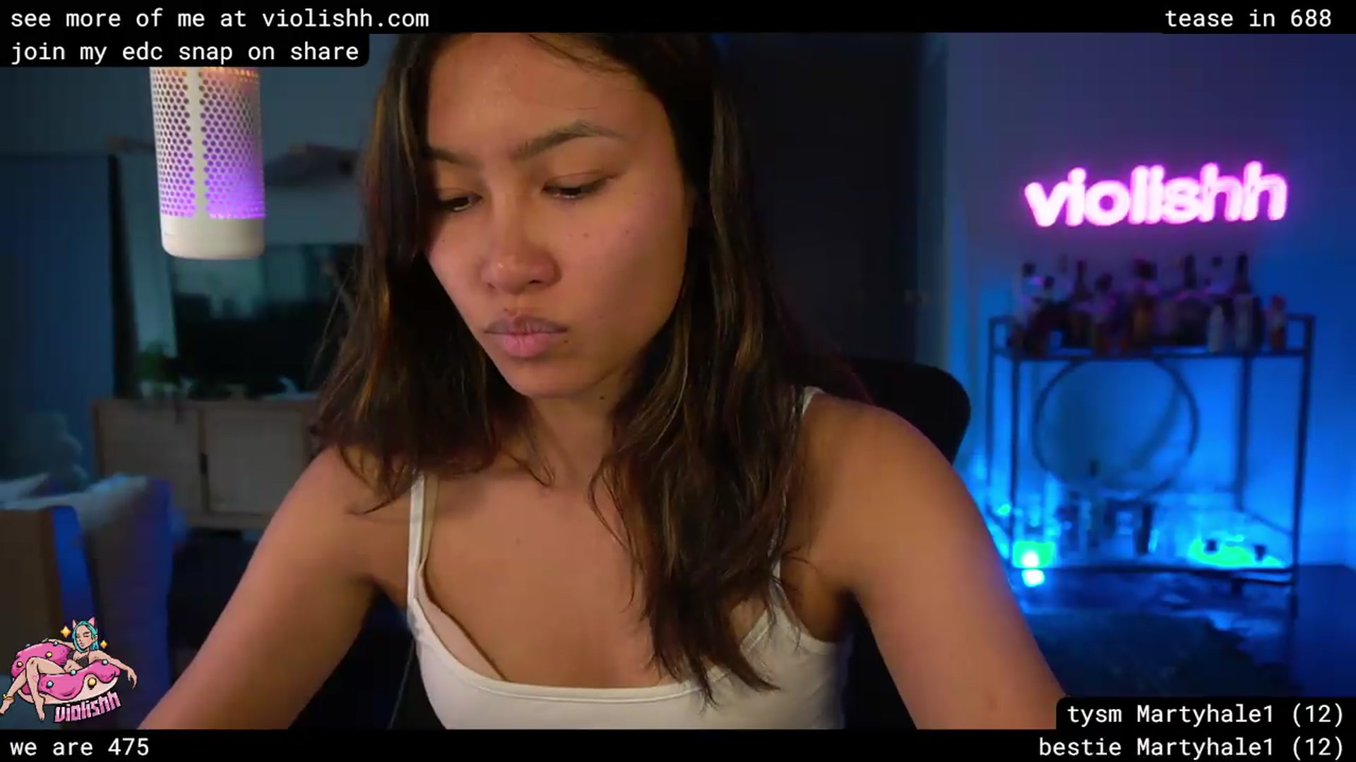 Gallery image thumbnail from violishh's myfreecams stream on, 04/19/2026, 23:38 image 8 of 20
