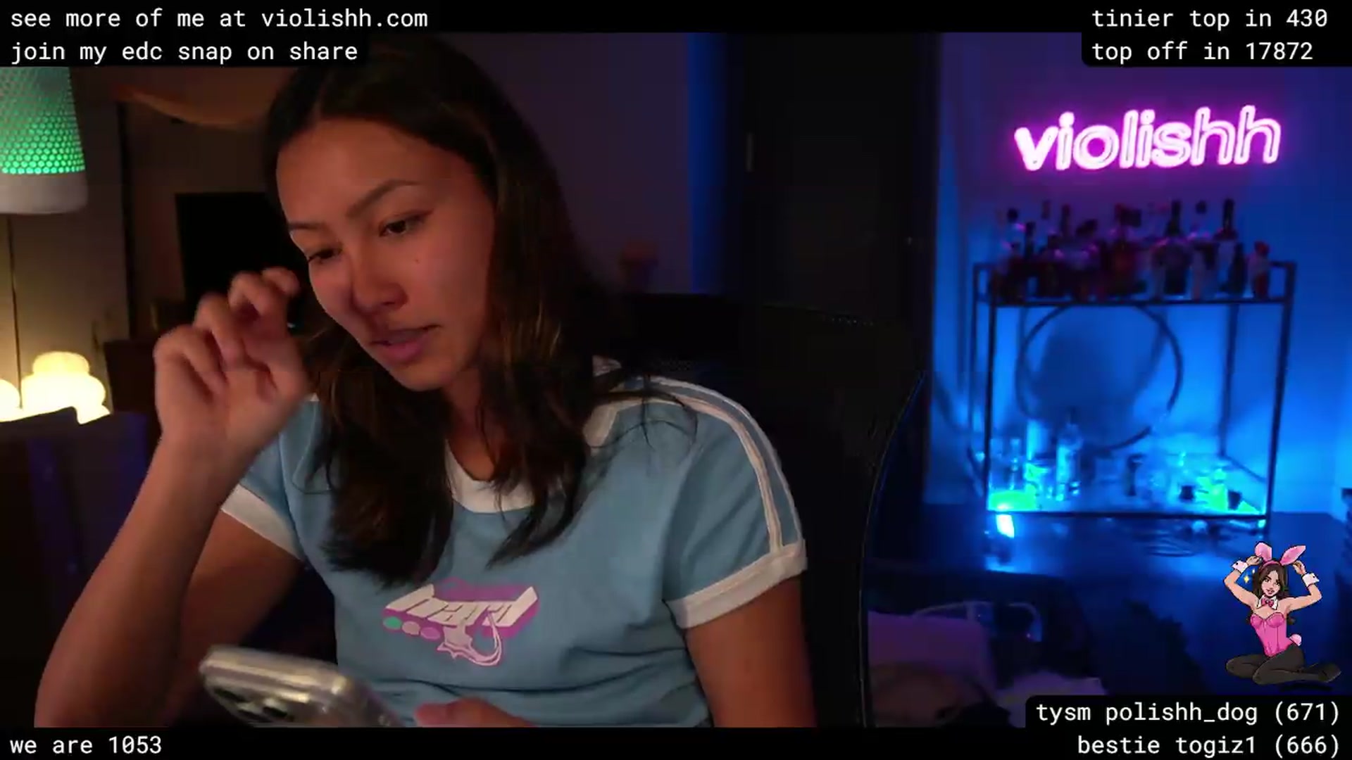 Gallery image thumbnail from violishh's myfreecams stream on, 05/12/2026, 04:10 image 13 of 20