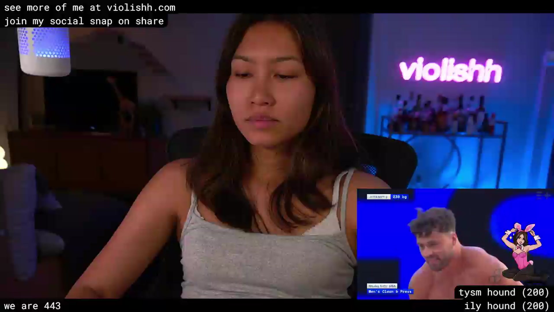 Gallery image thumbnail from violishh's myfreecams stream on, 05/25/2026, 03:12 image 13 of 20