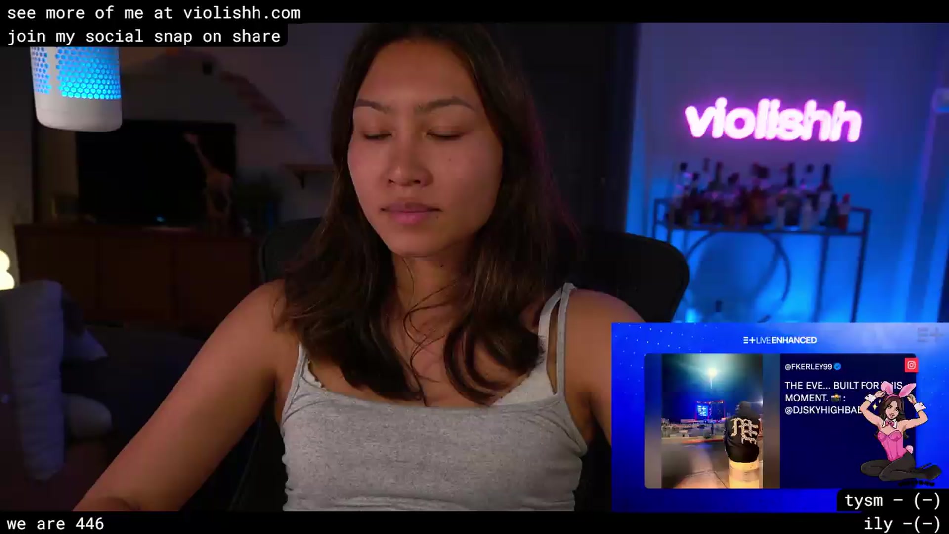 Gallery image thumbnail from violishh's myfreecams stream on, 05/25/2026, 03:12 image 6 of 20