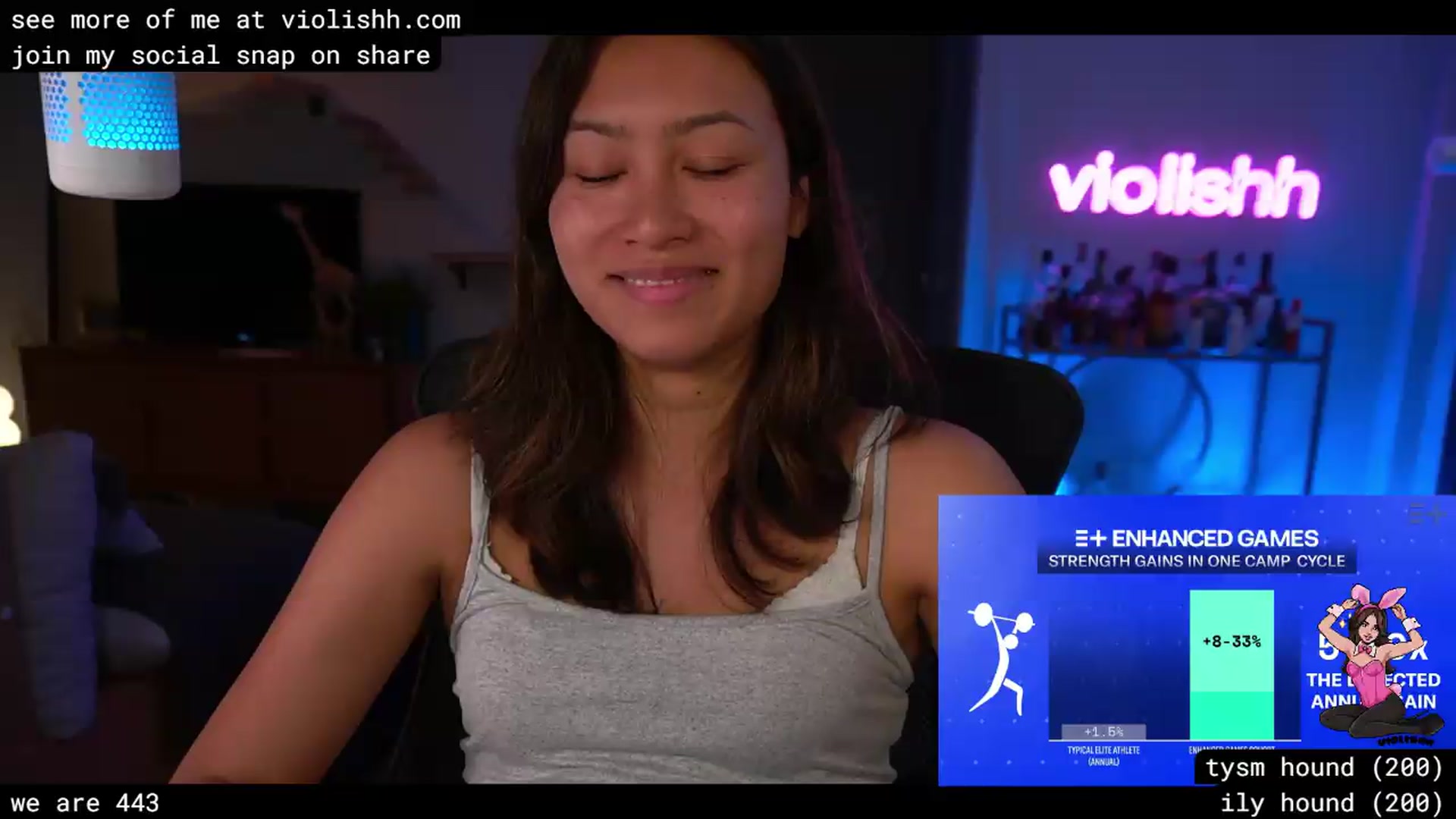 Gallery image thumbnail from violishh's myfreecams stream on, 05/25/2026, 03:12 image 11 of 20