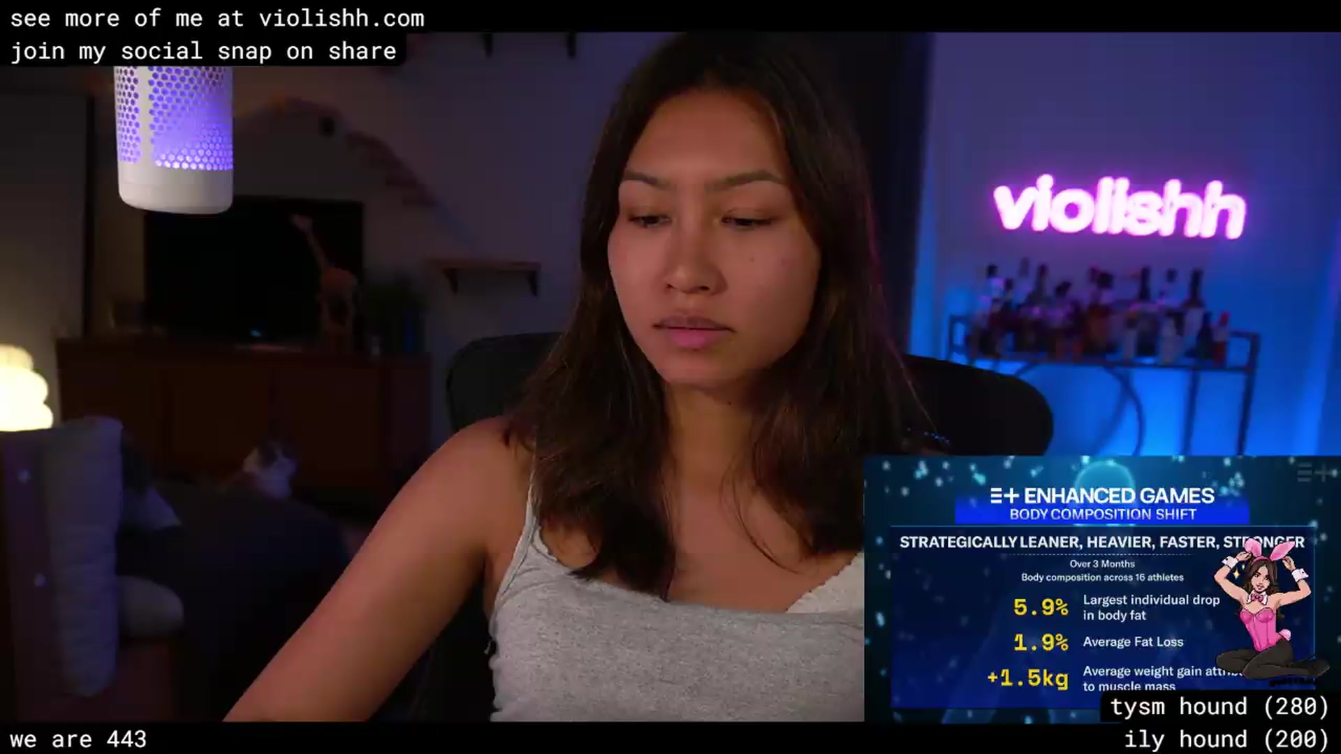 Gallery image thumbnail from violishh's myfreecams stream on, 05/25/2026, 03:12 image 14 of 20