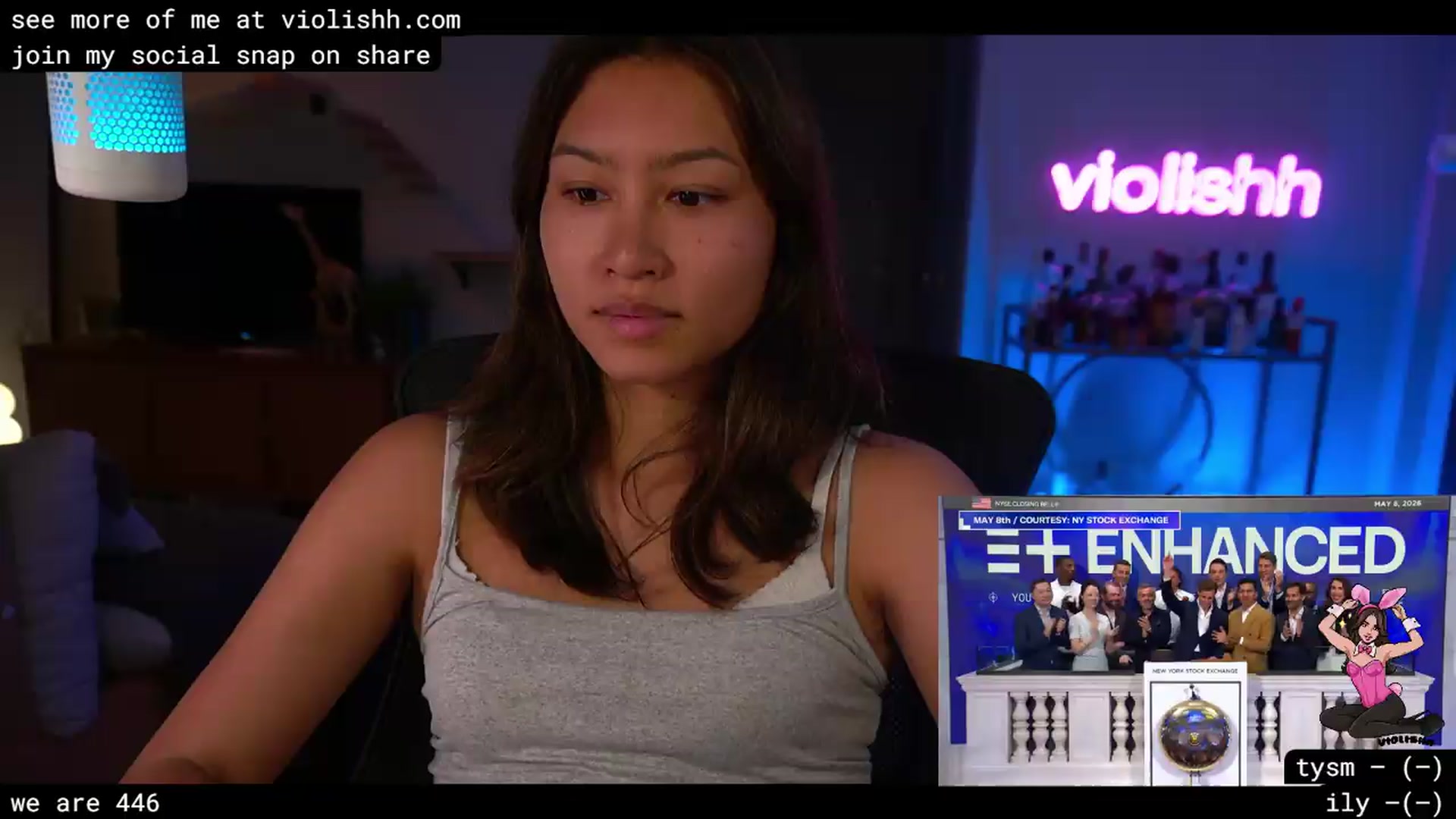 Gallery image thumbnail from violishh's myfreecams stream on, 05/25/2026, 03:12 image 5 of 20