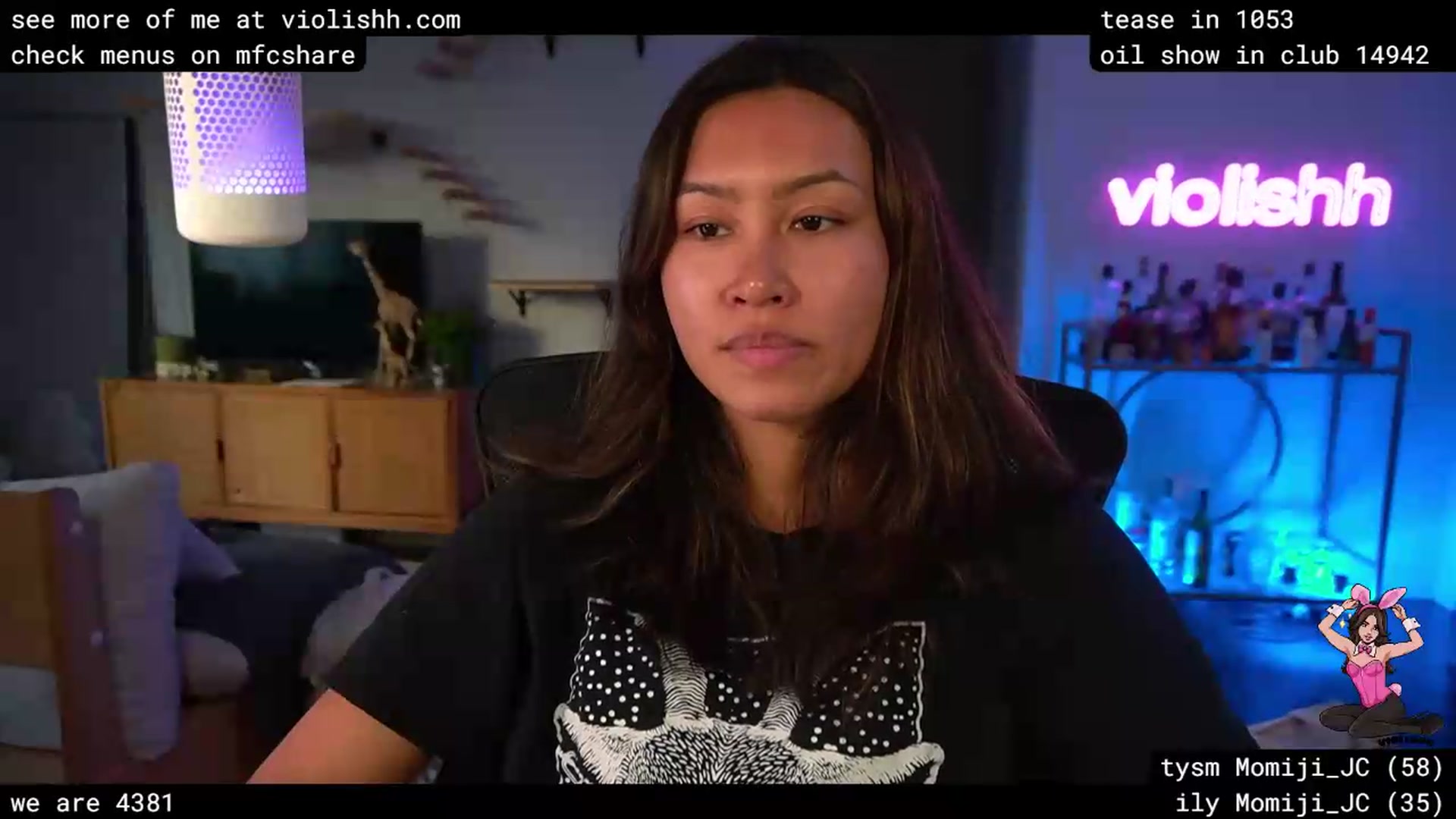 Gallery image thumbnail from violishh's myfreecams stream on, 06/03/2026, 24:58 image 20 of 20