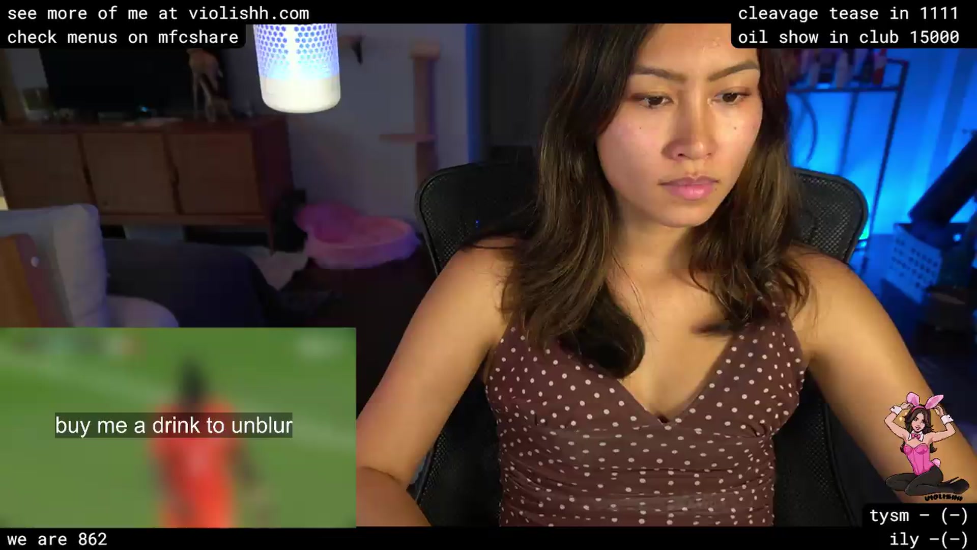 Gallery image thumbnail from violishh's myfreecams stream on, 06/15/2026, 01:07 image 19 of 20
