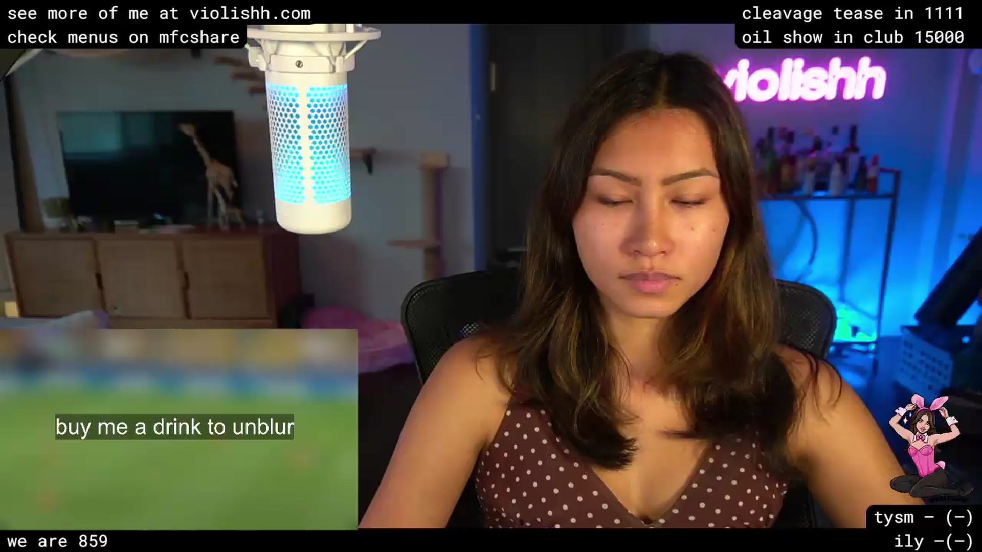 Gallery image thumbnail from violishh's myfreecams stream on, 06/15/2026, 01:07 image 1 of 20