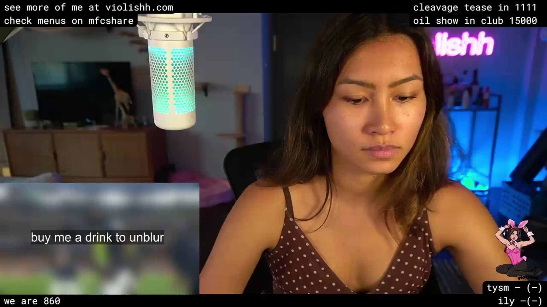 Gallery image thumbnail from violishh's myfreecams stream on, 06/15/2026, 01:07 image 5 of 20