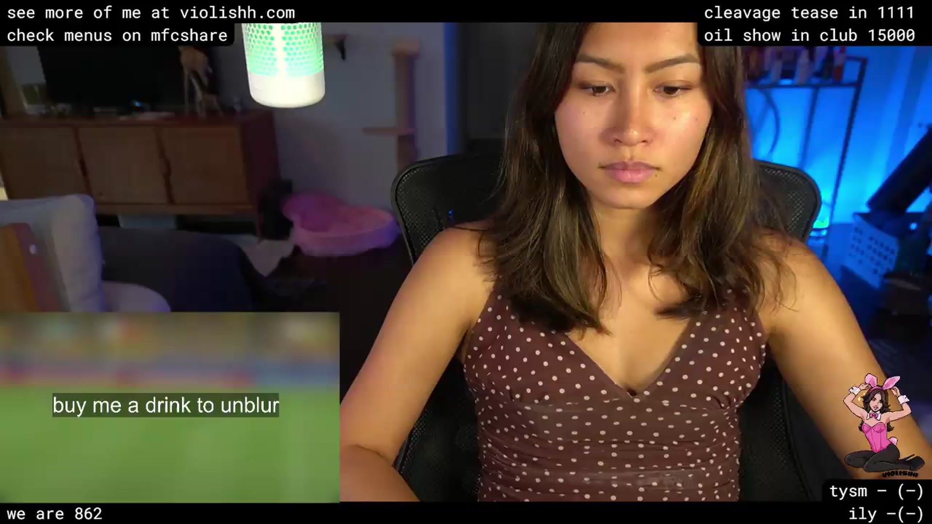 Gallery image thumbnail from violishh's myfreecams stream on, 06/15/2026, 01:07 image 18 of 20