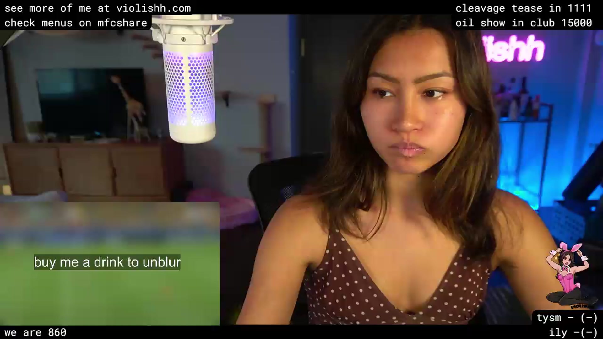 Gallery image thumbnail from violishh's myfreecams stream on, 06/15/2026, 01:07 image 6 of 20