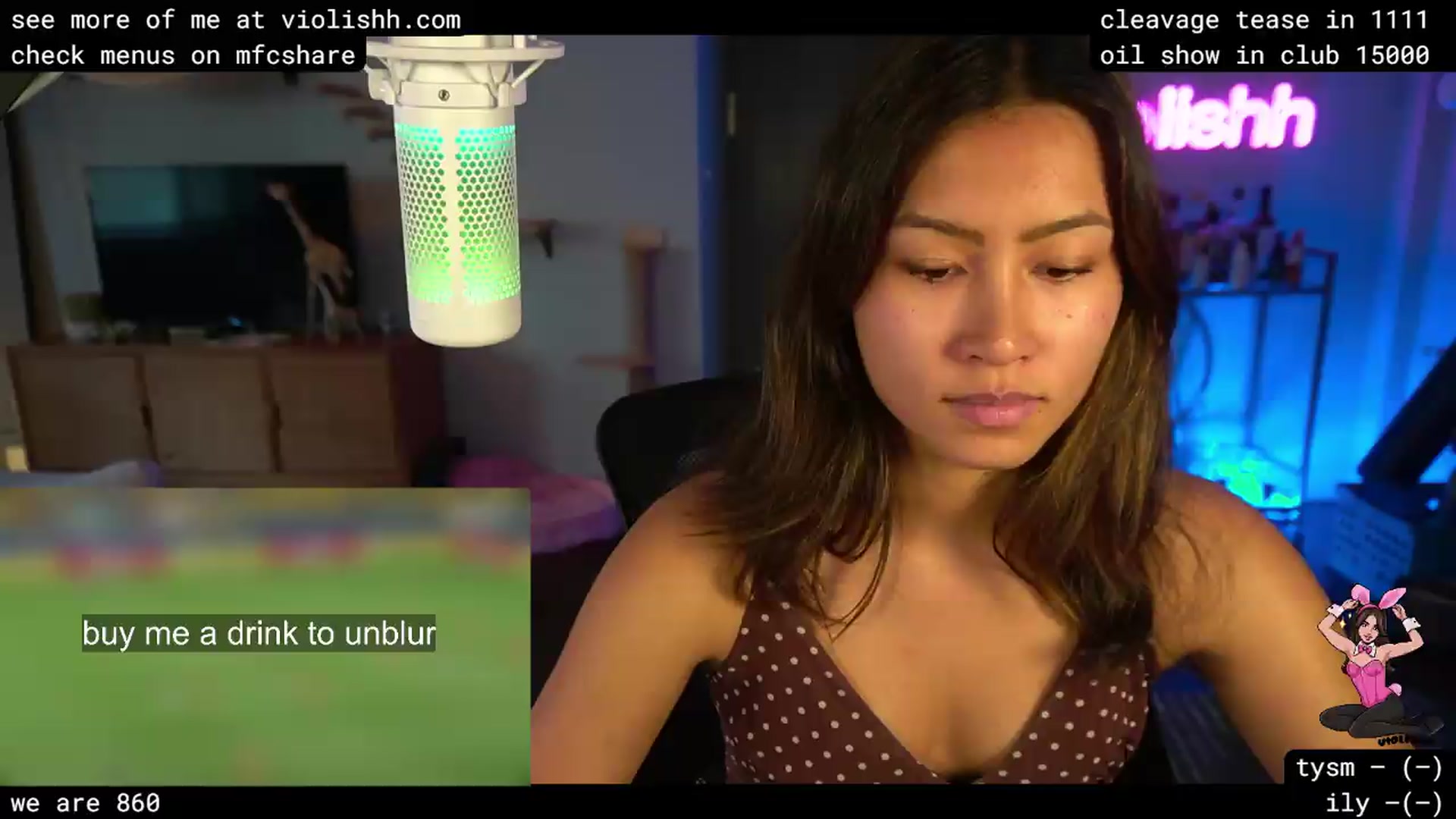 Gallery image thumbnail from violishh's myfreecams stream on, 06/15/2026, 01:07 image 7 of 20
