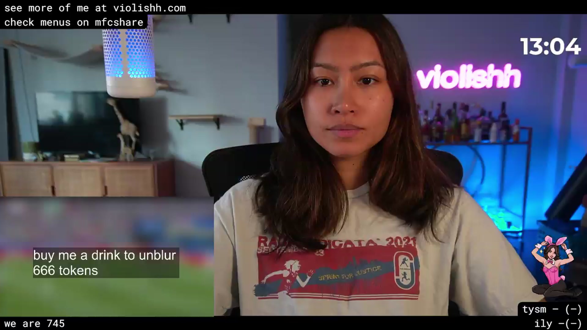 Gallery image thumbnail from violishh's myfreecams stream on, 06/20/2026, 24:01 image 4 of 20