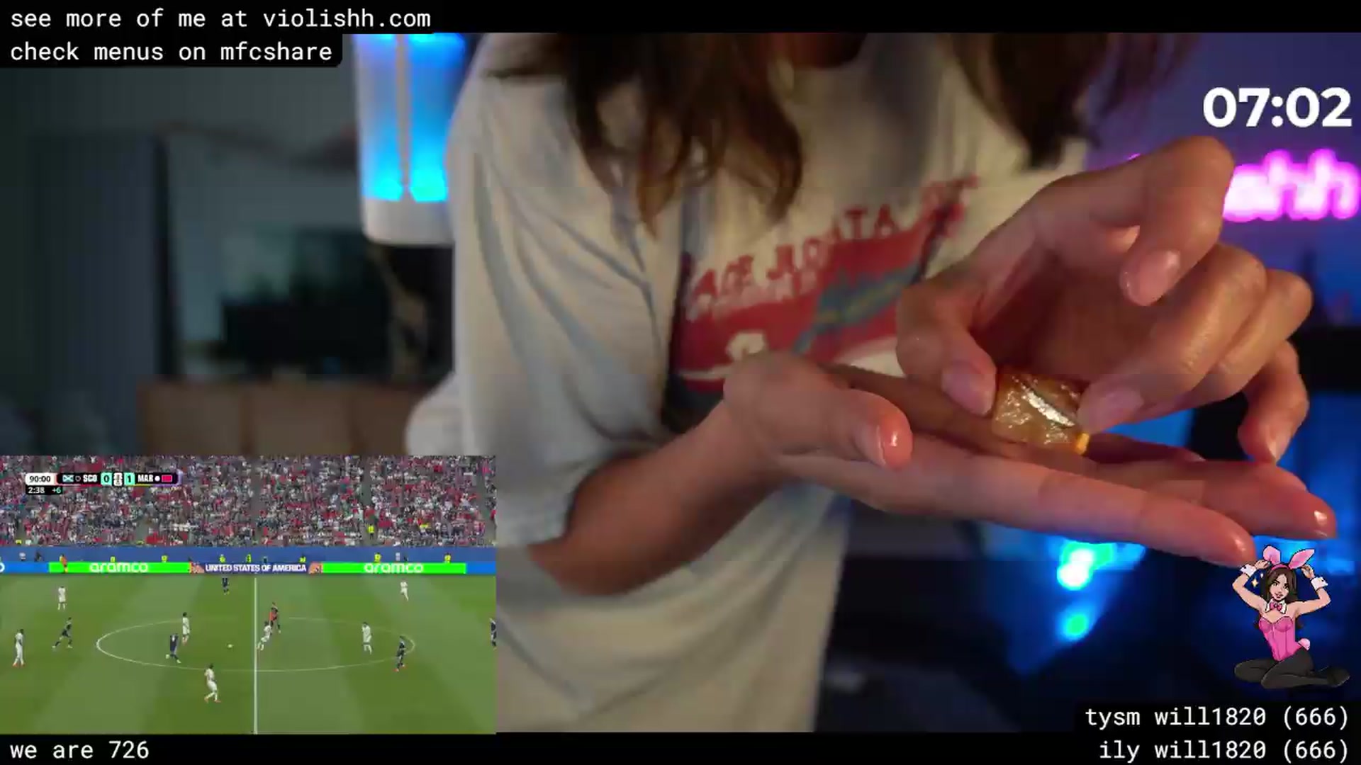 Gallery image thumbnail from violishh's myfreecams stream on, 06/20/2026, 24:01 image 17 of 20