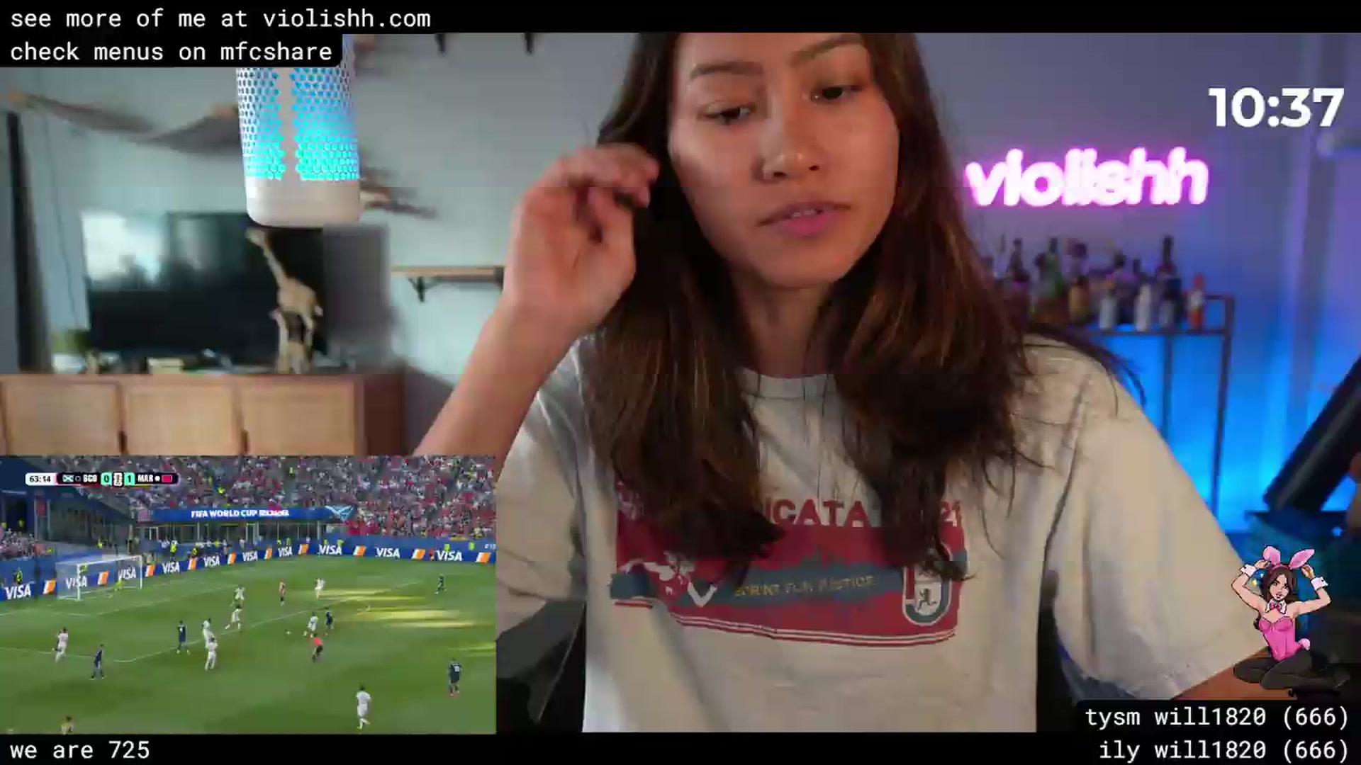 Gallery image thumbnail from violishh's myfreecams stream on, 06/20/2026, 24:01 image 5 of 20