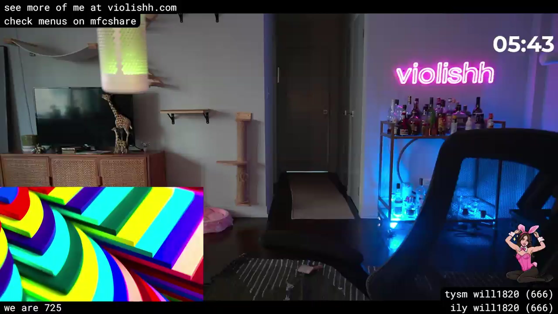 Gallery image thumbnail from violishh's myfreecams stream on, 06/20/2026, 24:01 image 7 of 20