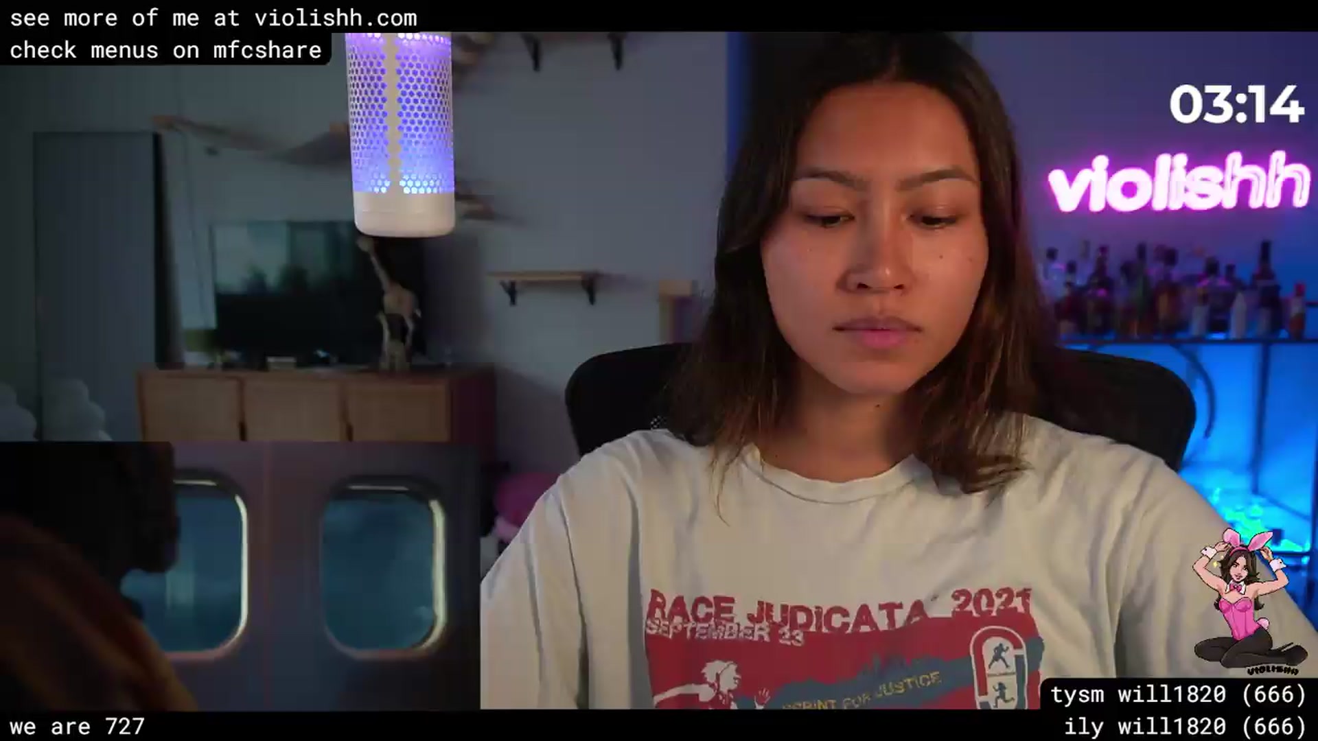 Gallery image thumbnail from violishh's myfreecams stream on, 06/20/2026, 01:11 image 2 of 20