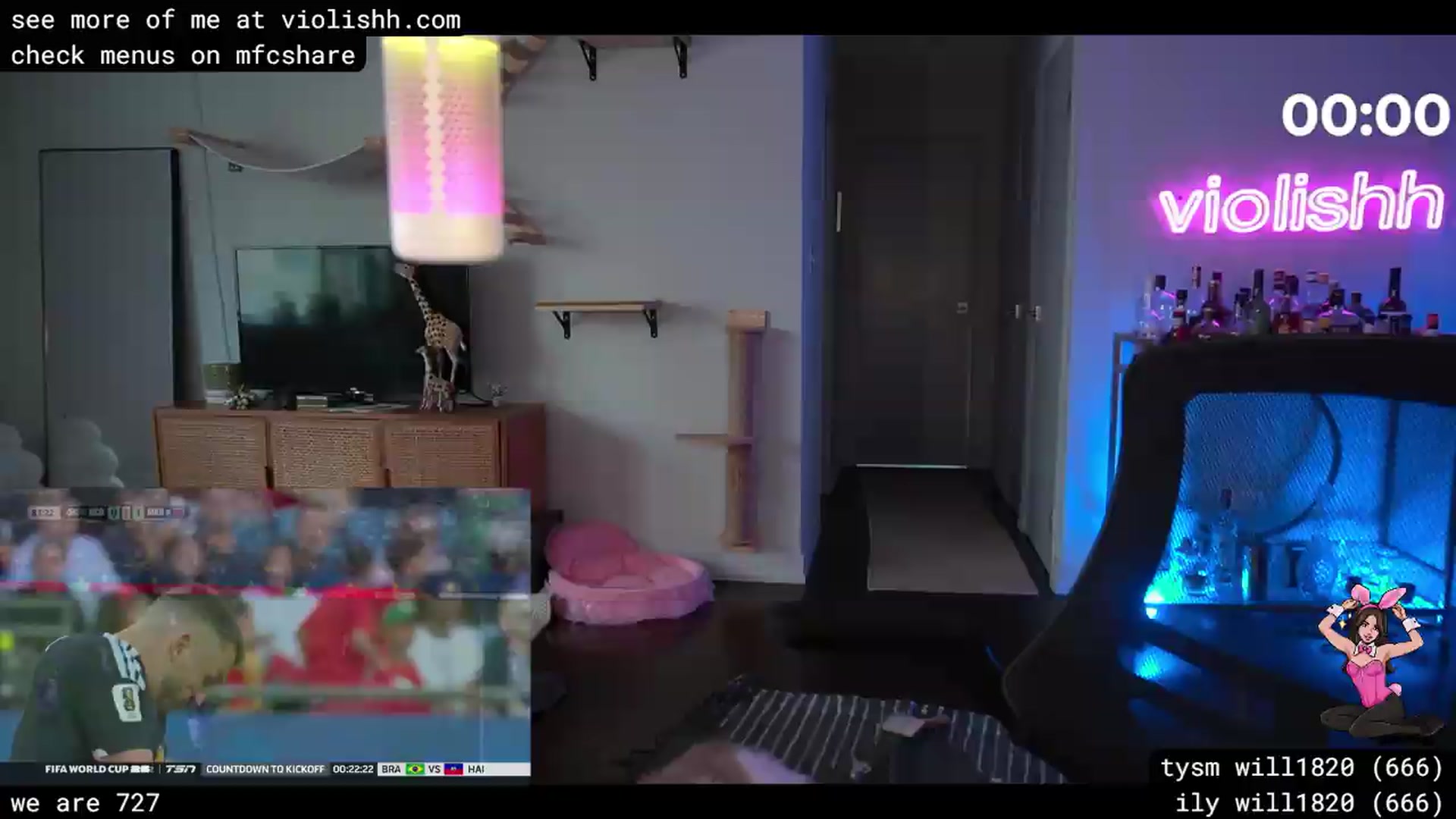 Gallery image thumbnail from violishh's myfreecams stream on, 06/20/2026, 01:11 image 3 of 20