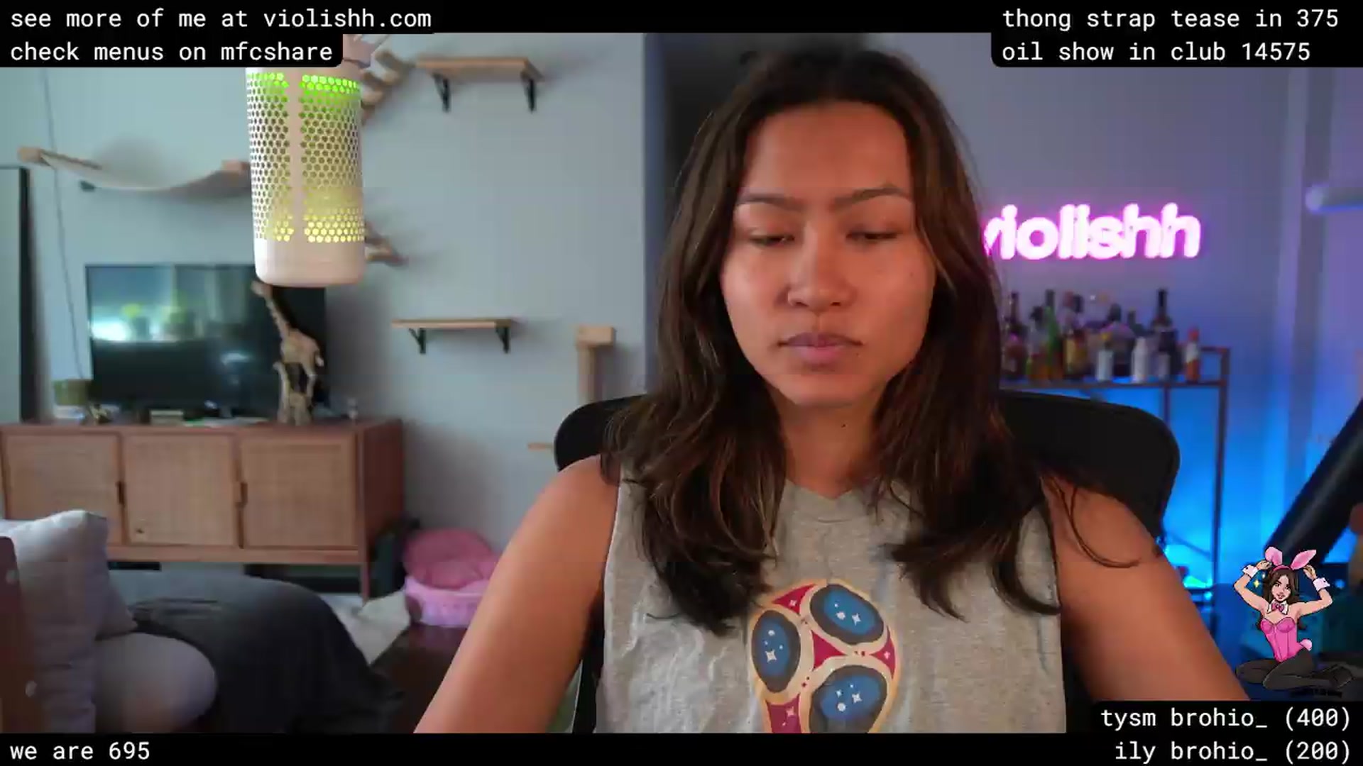 Gallery image thumbnail from violishh's myfreecams stream on, 06/23/2026, 17:58 image 12 of 20