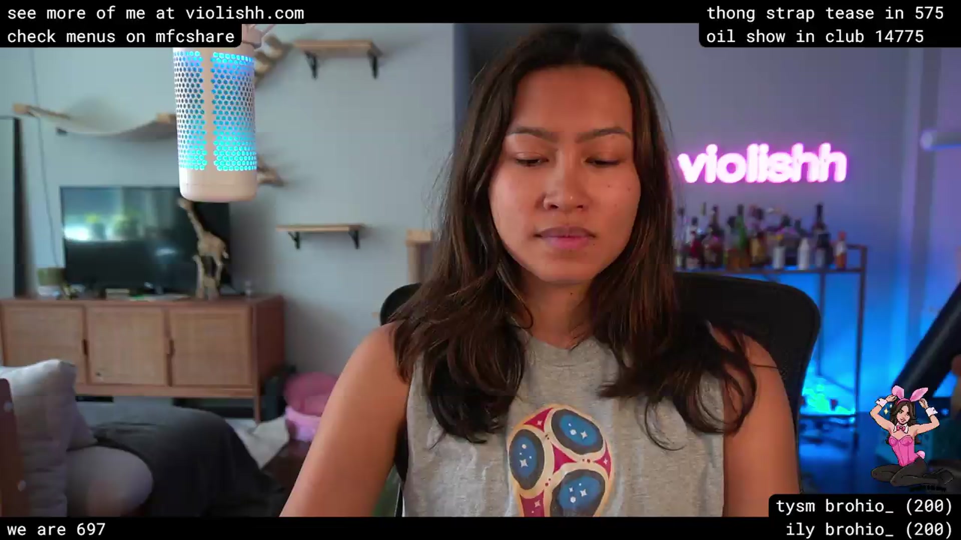 Gallery image thumbnail from violishh's myfreecams stream on, 06/23/2026, 17:58 image 5 of 20